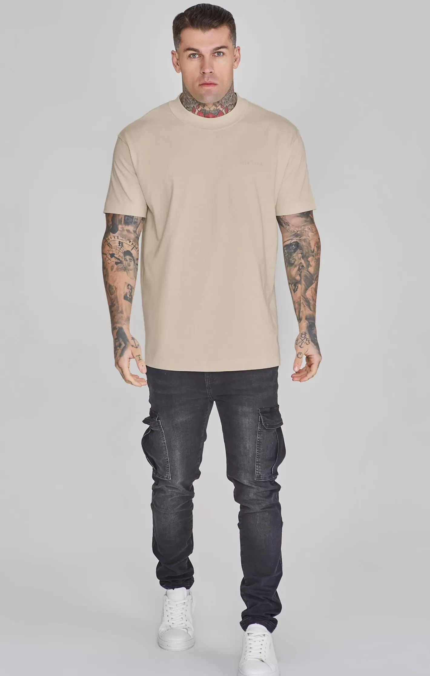 SikSilk T-shirts^Oversized T-Shirt