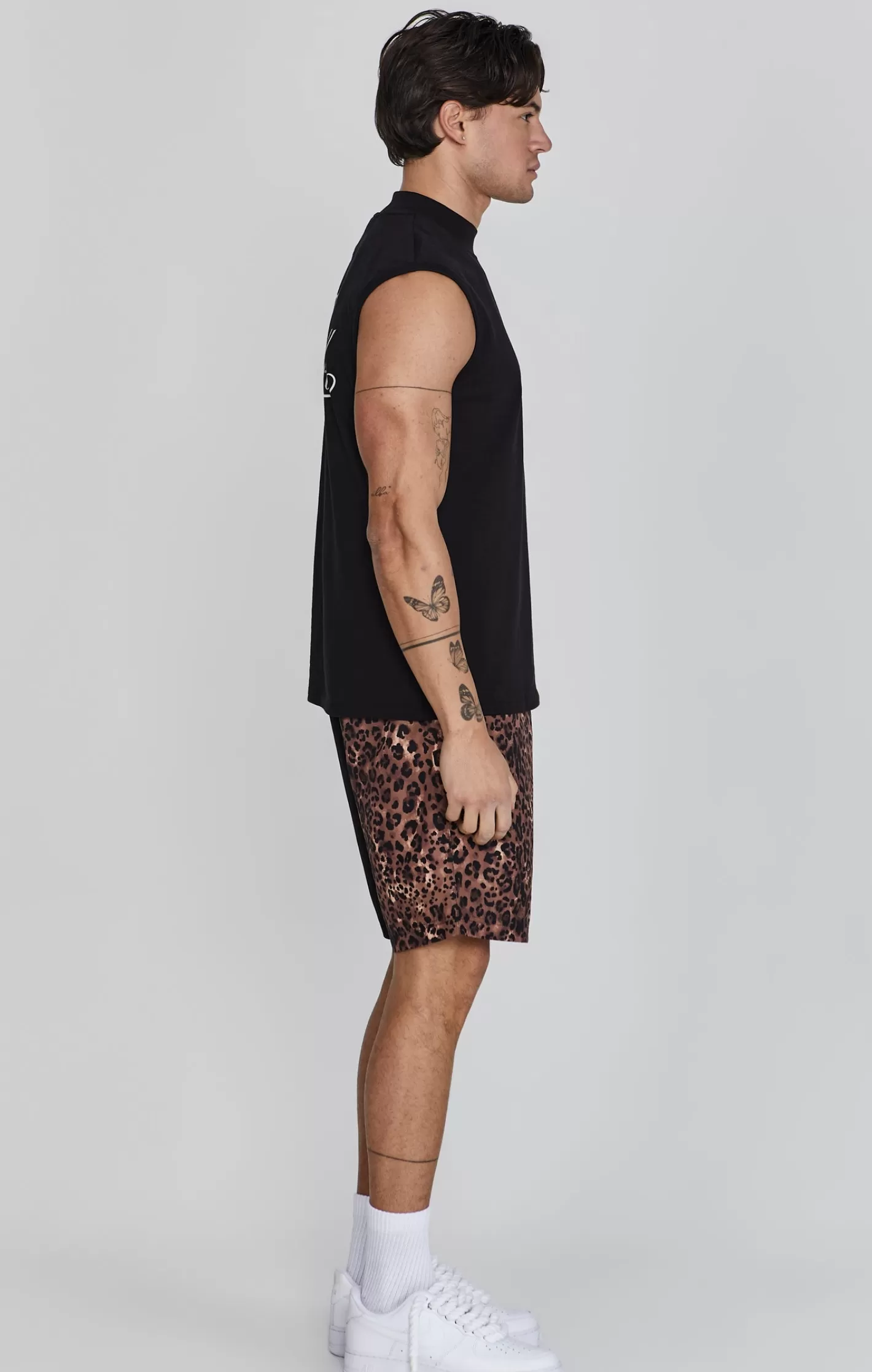 SikSilk Shorts^Animal Print Shorts