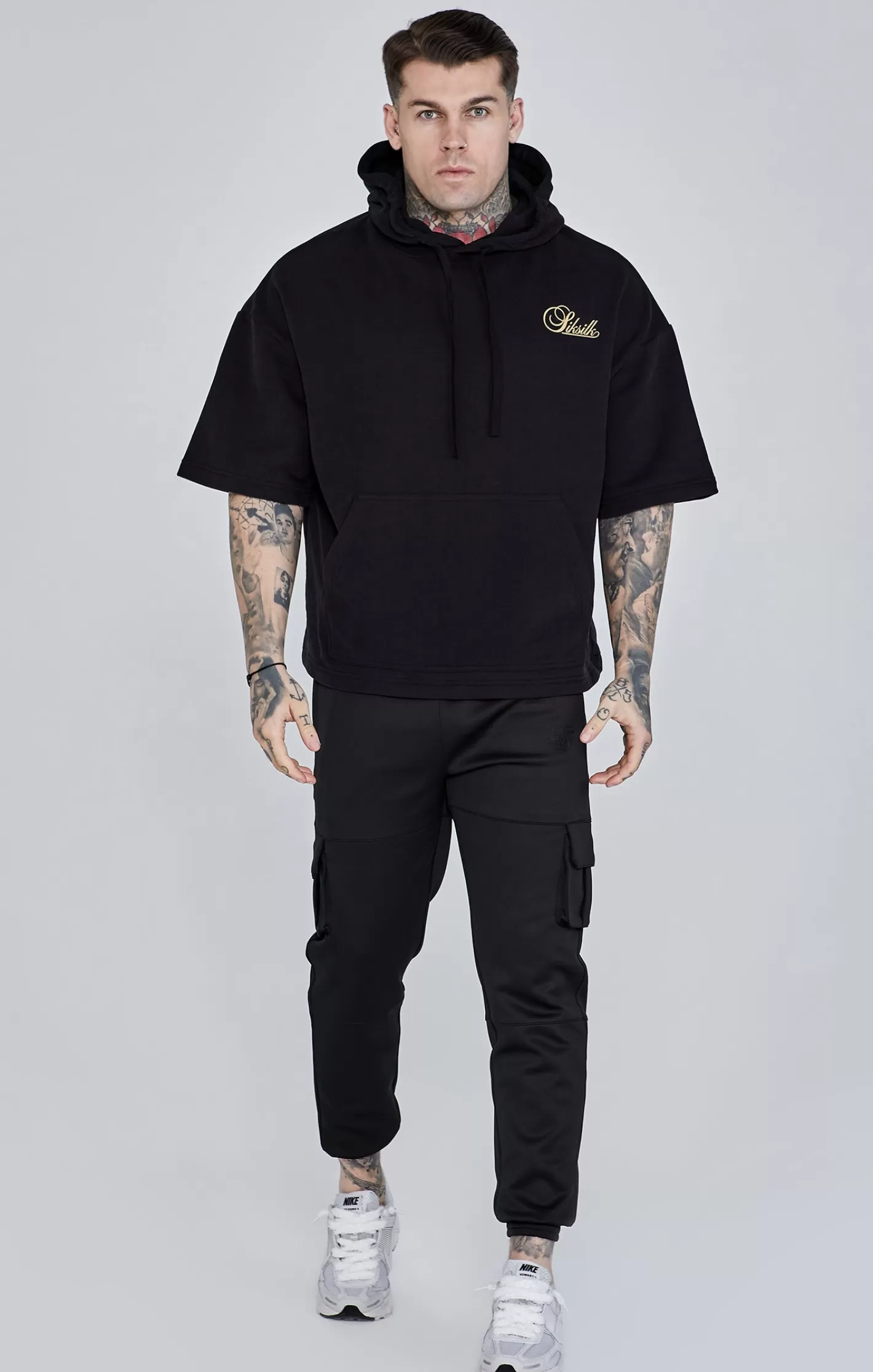 SikSilk Hoodies^Cut Off Hoodie