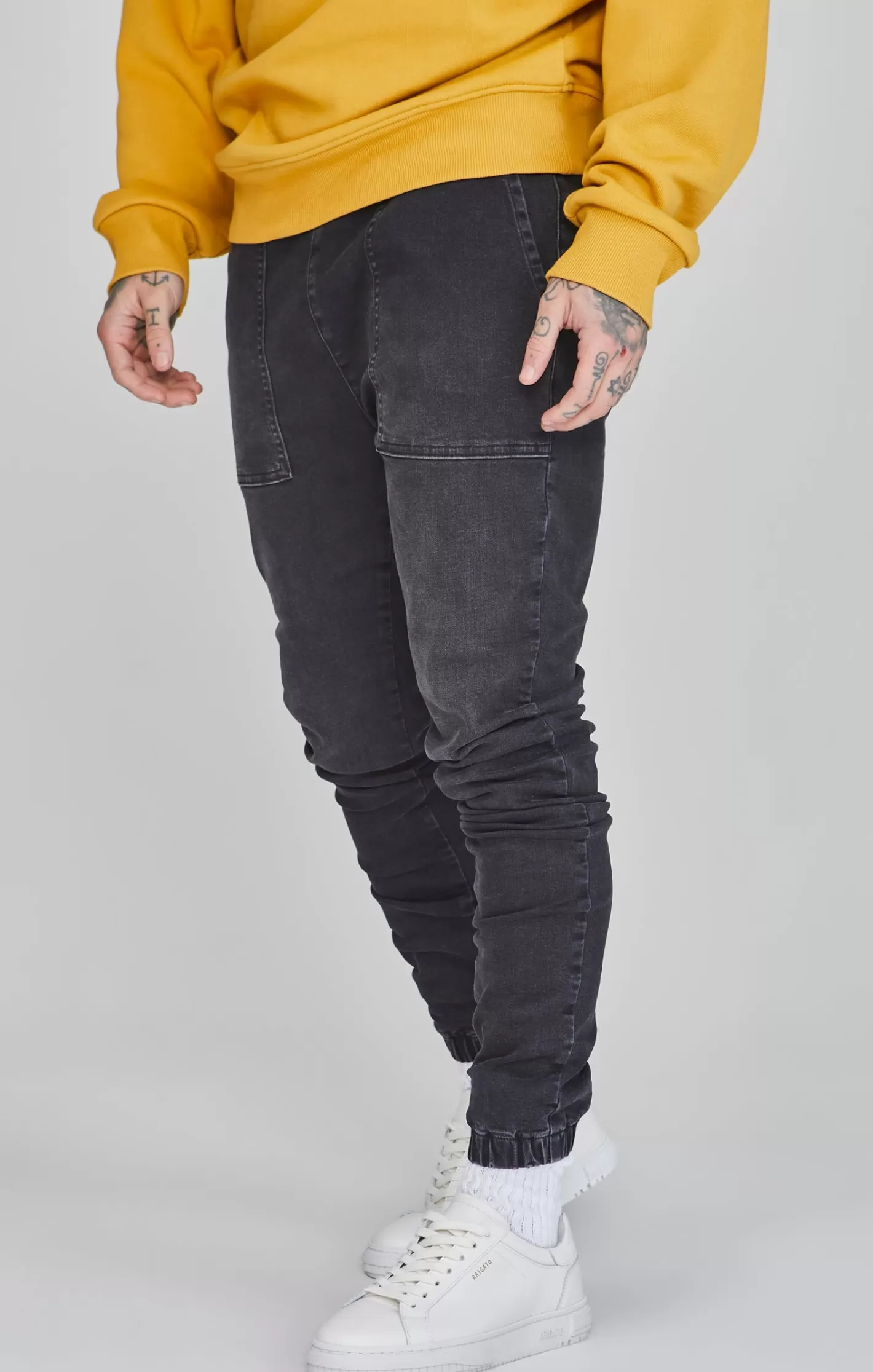 SikSilk Joggers^Denim Joggers