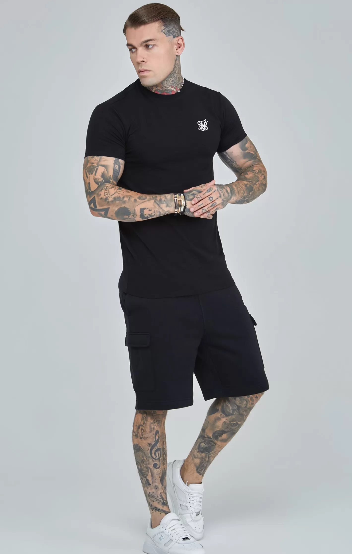 SikSilk Essentials | Shorts^Essential Cargo Fleece Short