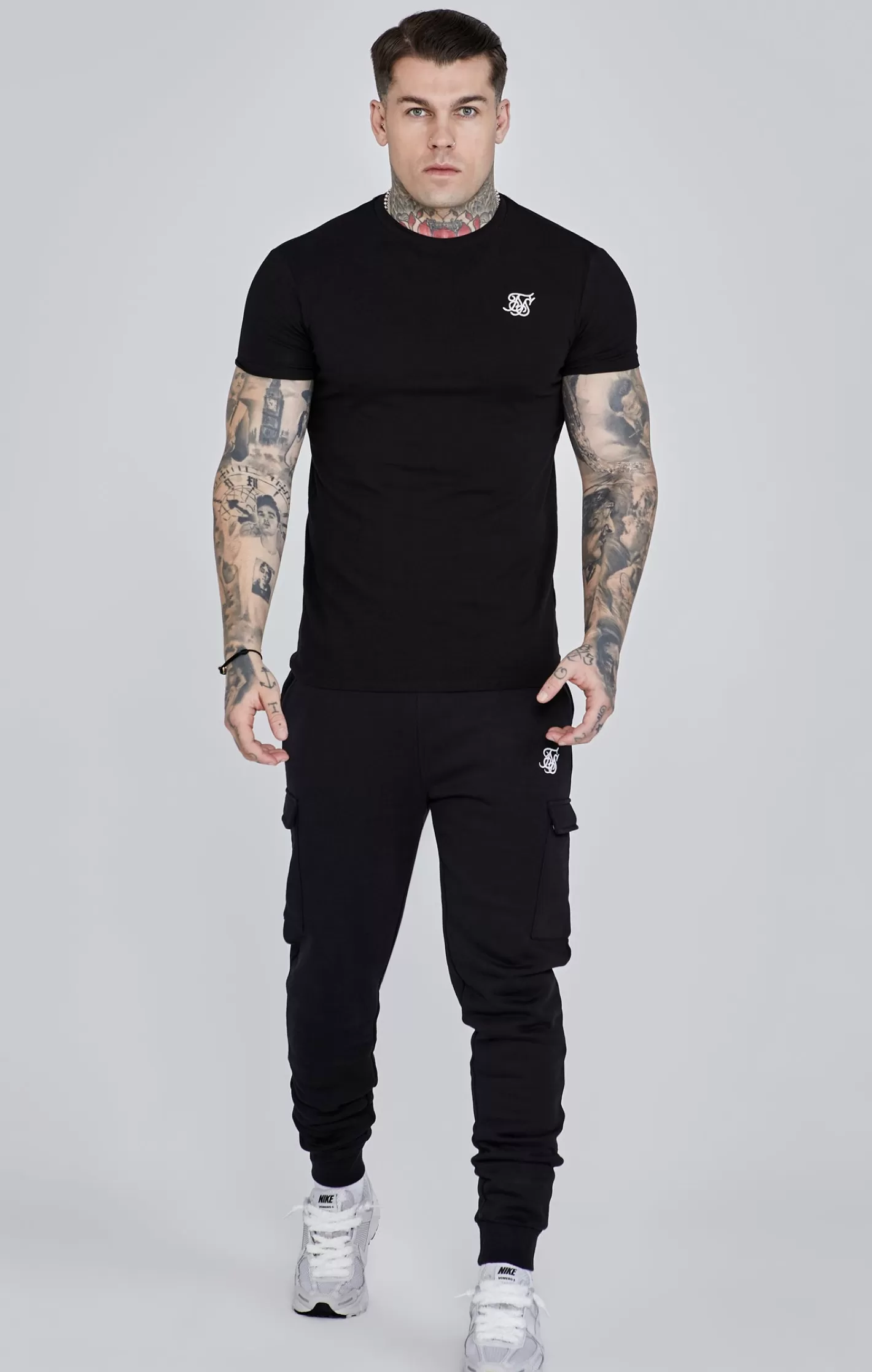 SikSilk Essentials | Joggers^Essential Cargo Jogger