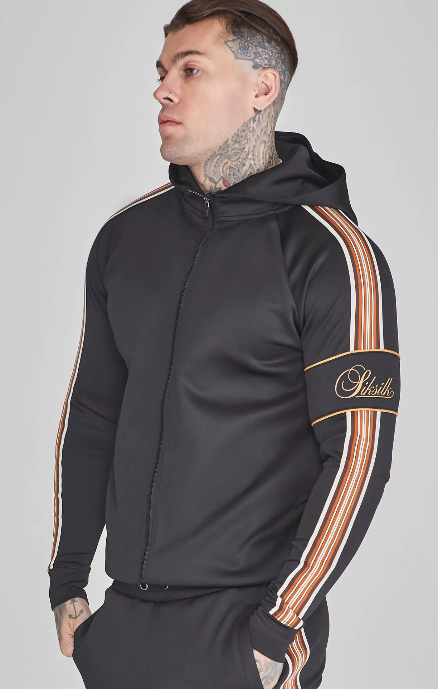 SikSilk Hoodies^Full Zip Hoodie