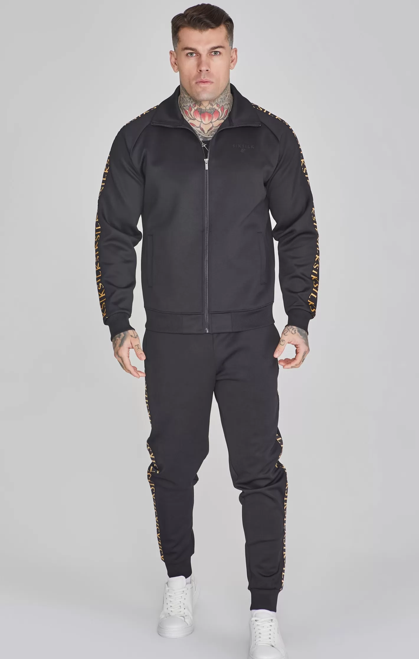 SikSilk Hoodies^Full Zip Track Top