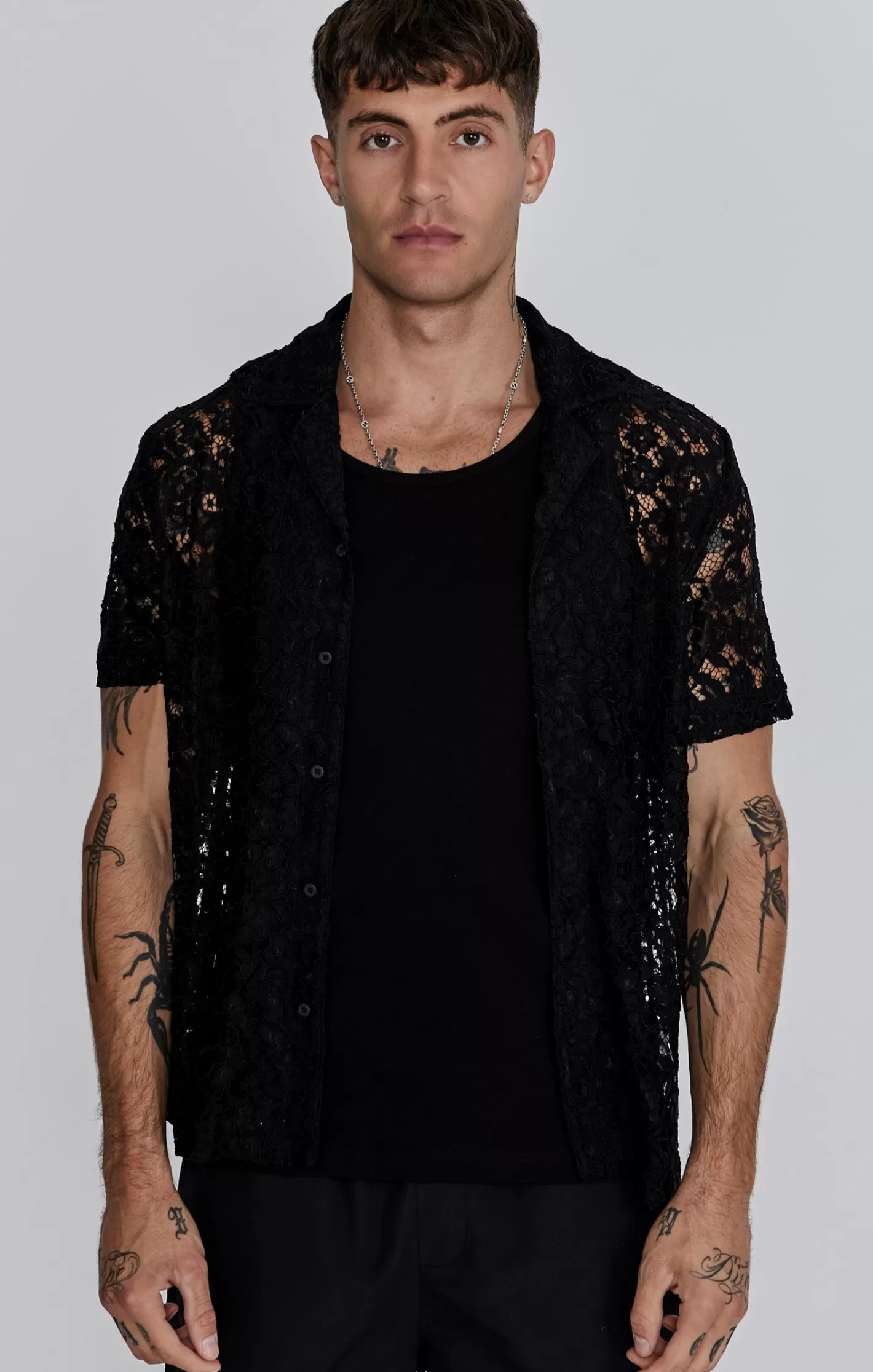 SikSilk Shirts^Lace Resort Shirt