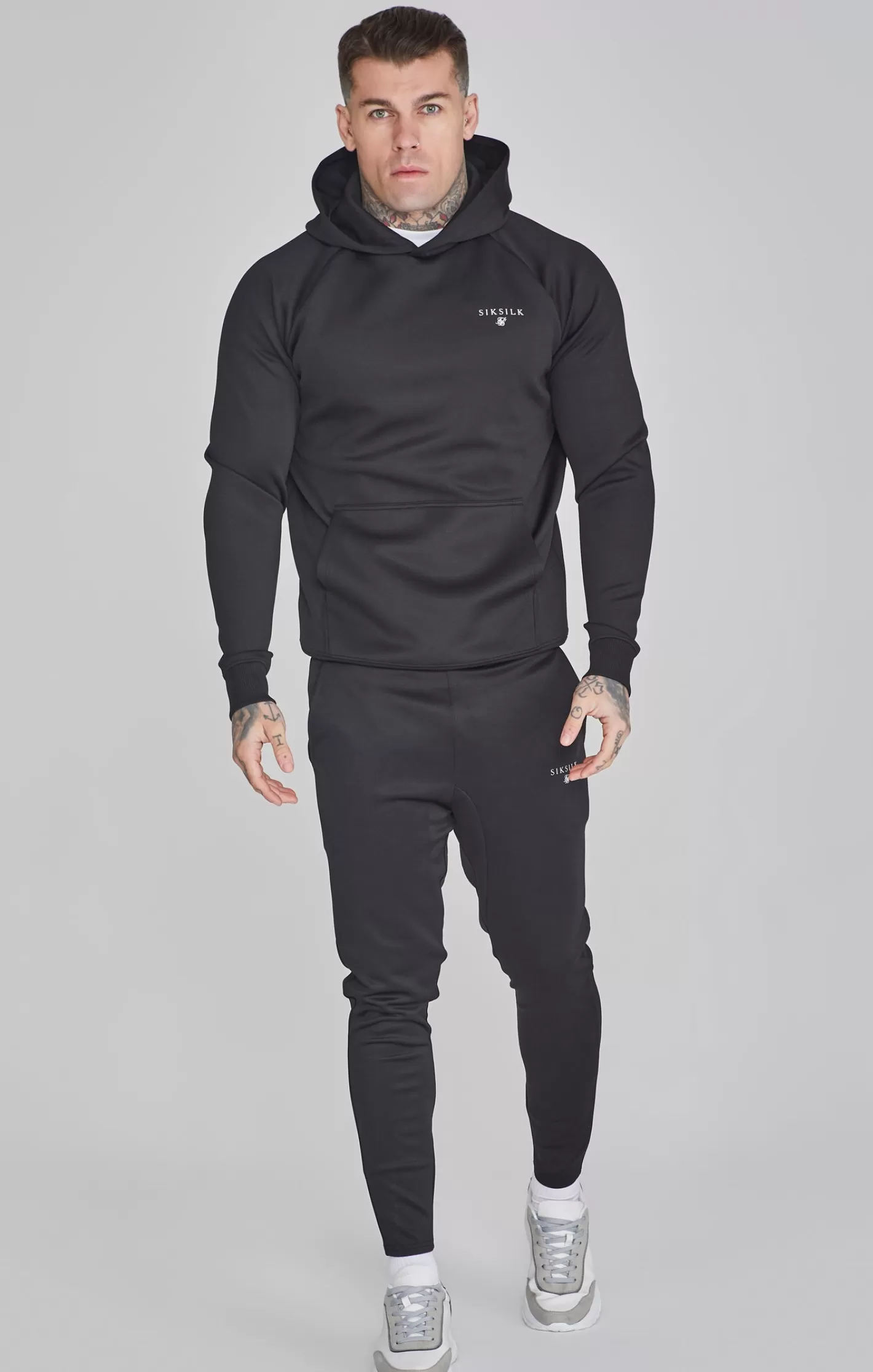 SikSilk Hoodies^Muscle Fit Hoodie