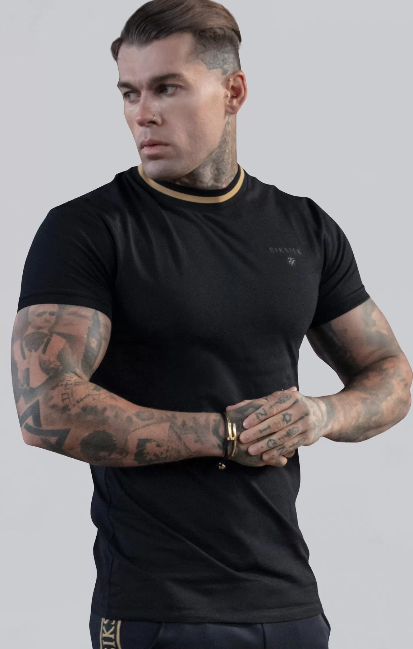 SikSilk T-shirts^Muscle Fit T-Shirt