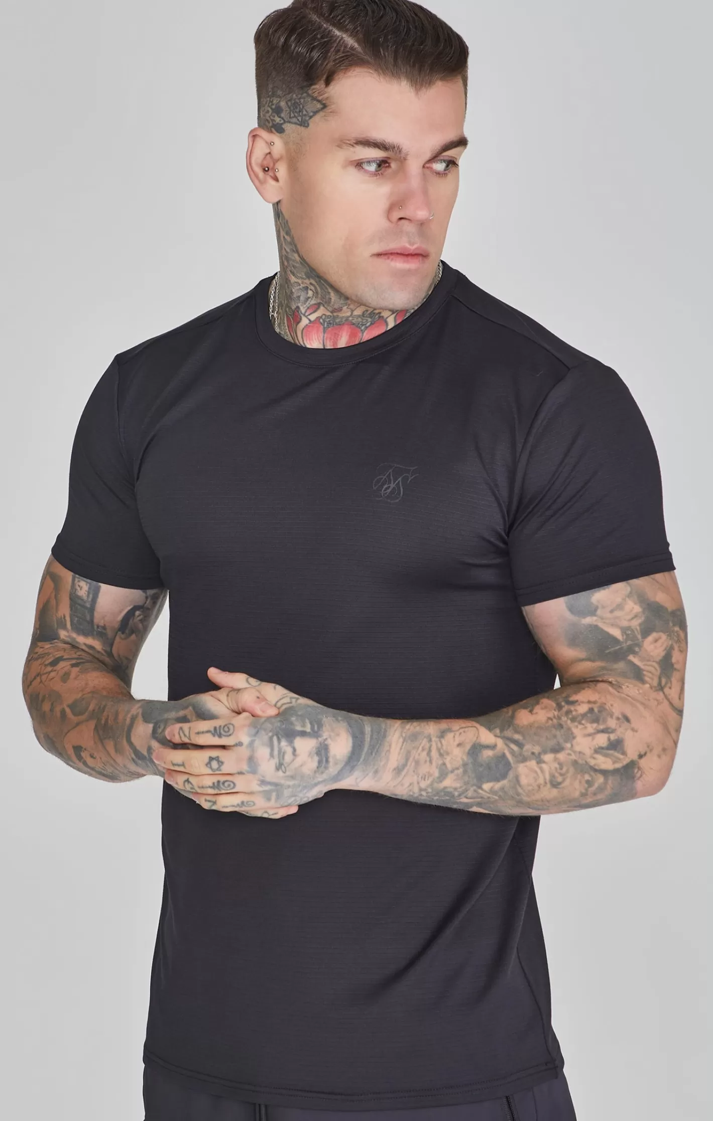 SikSilk T-shirts^Muscle Fit T-Shirt