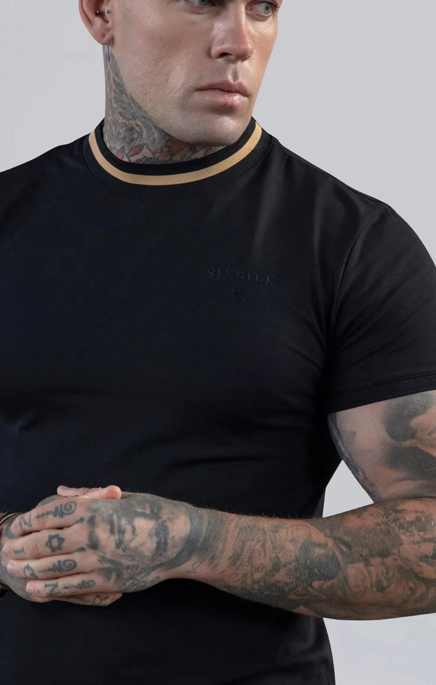 SikSilk T-shirts^Muscle Fit T-Shirt