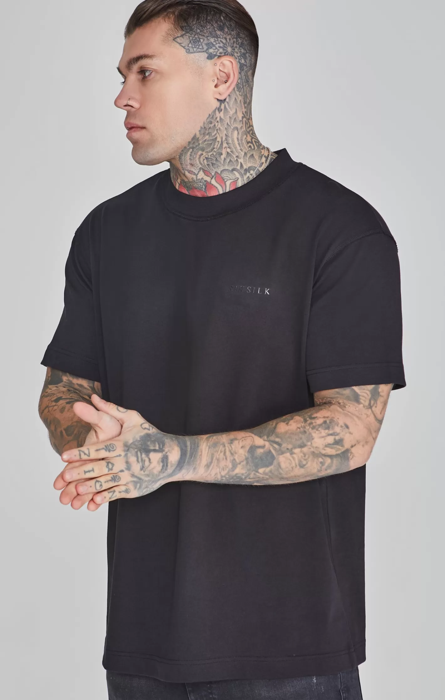 SikSilk T-shirts^Oversized T-Shirt