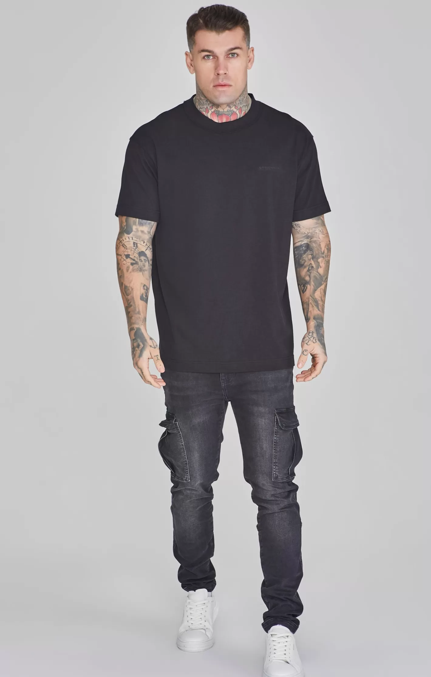 SikSilk T-shirts^Oversized T-Shirt