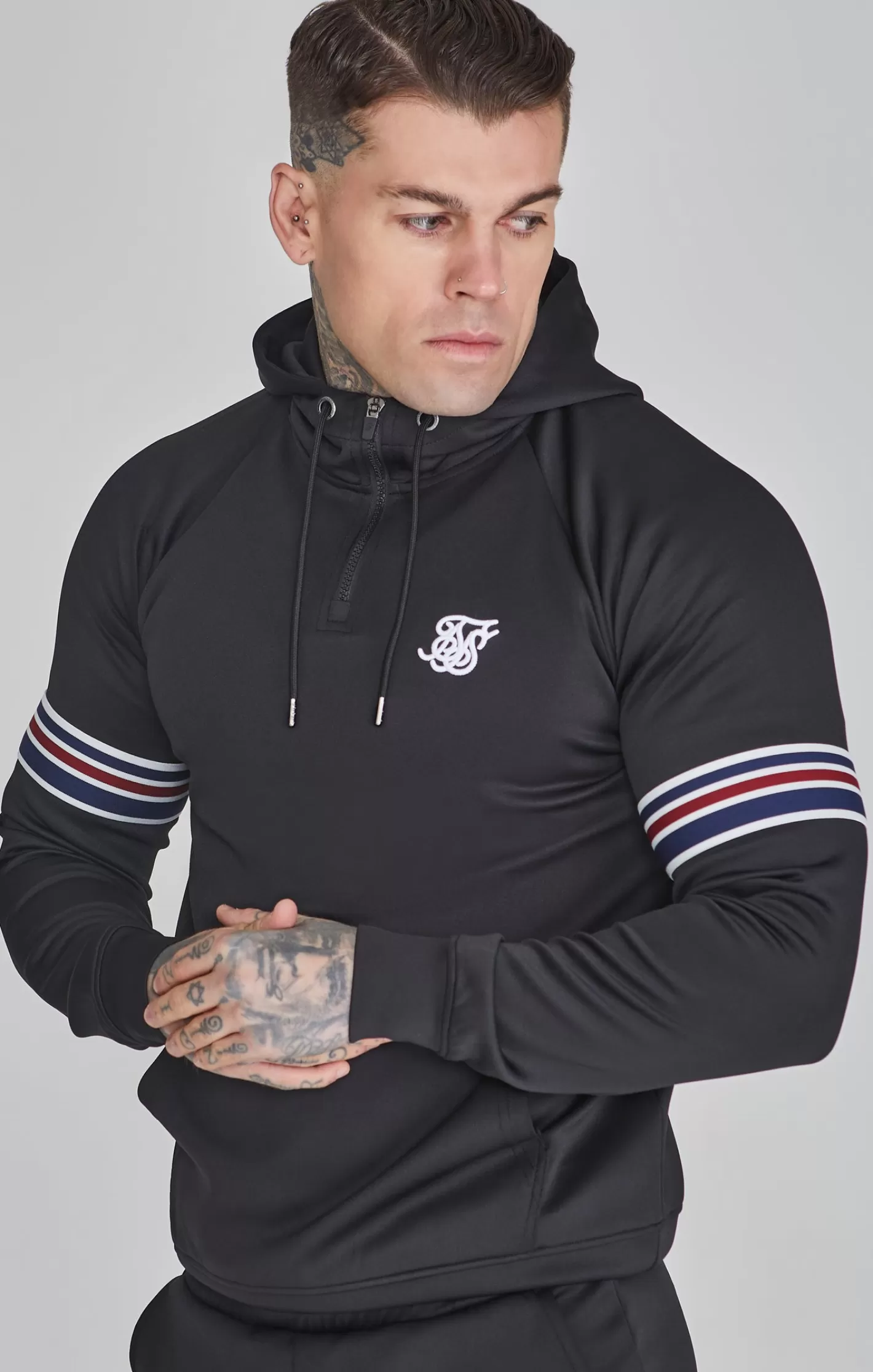 SikSilk Hoodies^Quarter Zip Hoodie