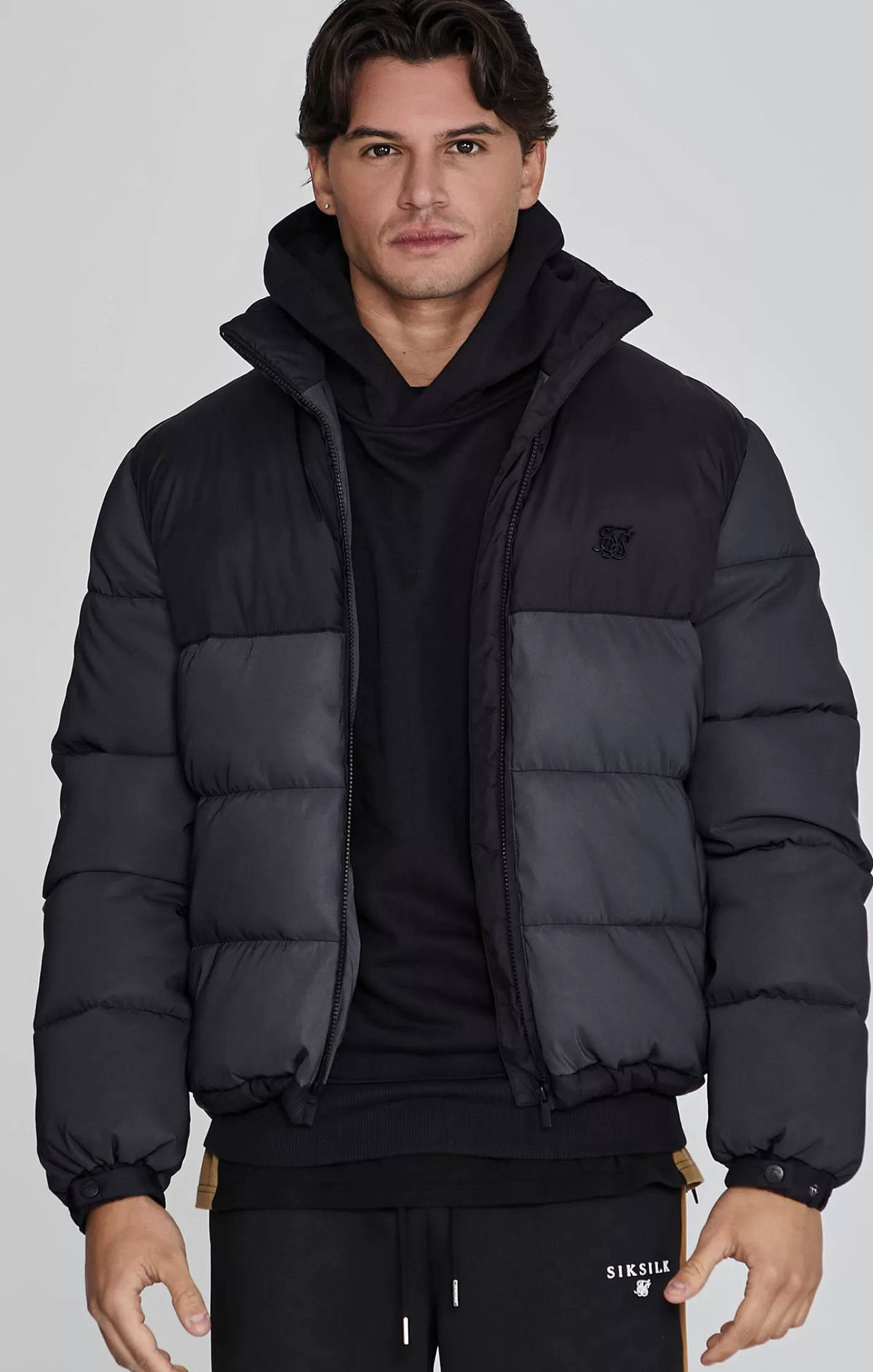 SikSilk Jackets^Reflective Puffer Jacket