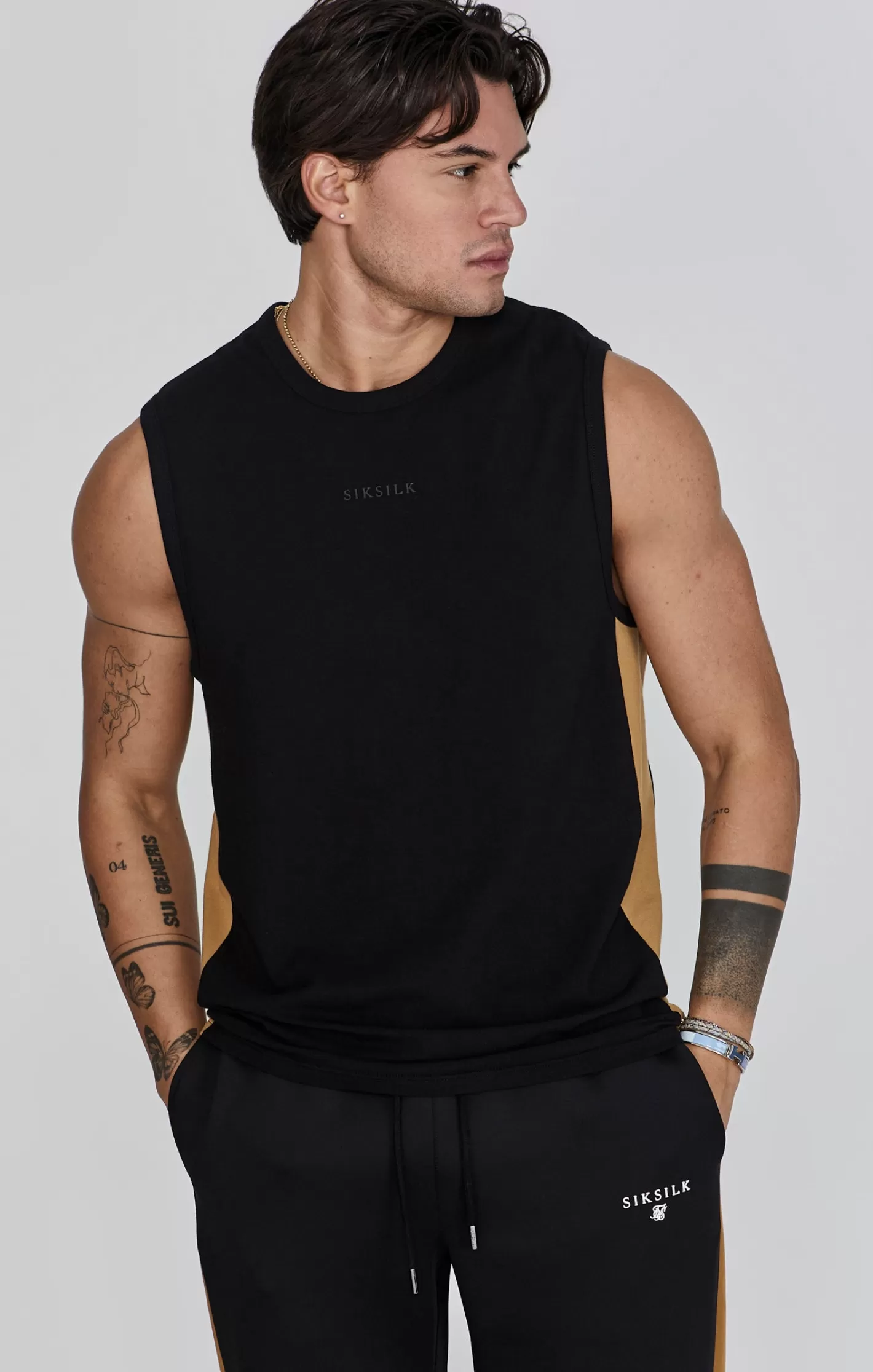 SikSilk Vests^Relaxed Fit Vest