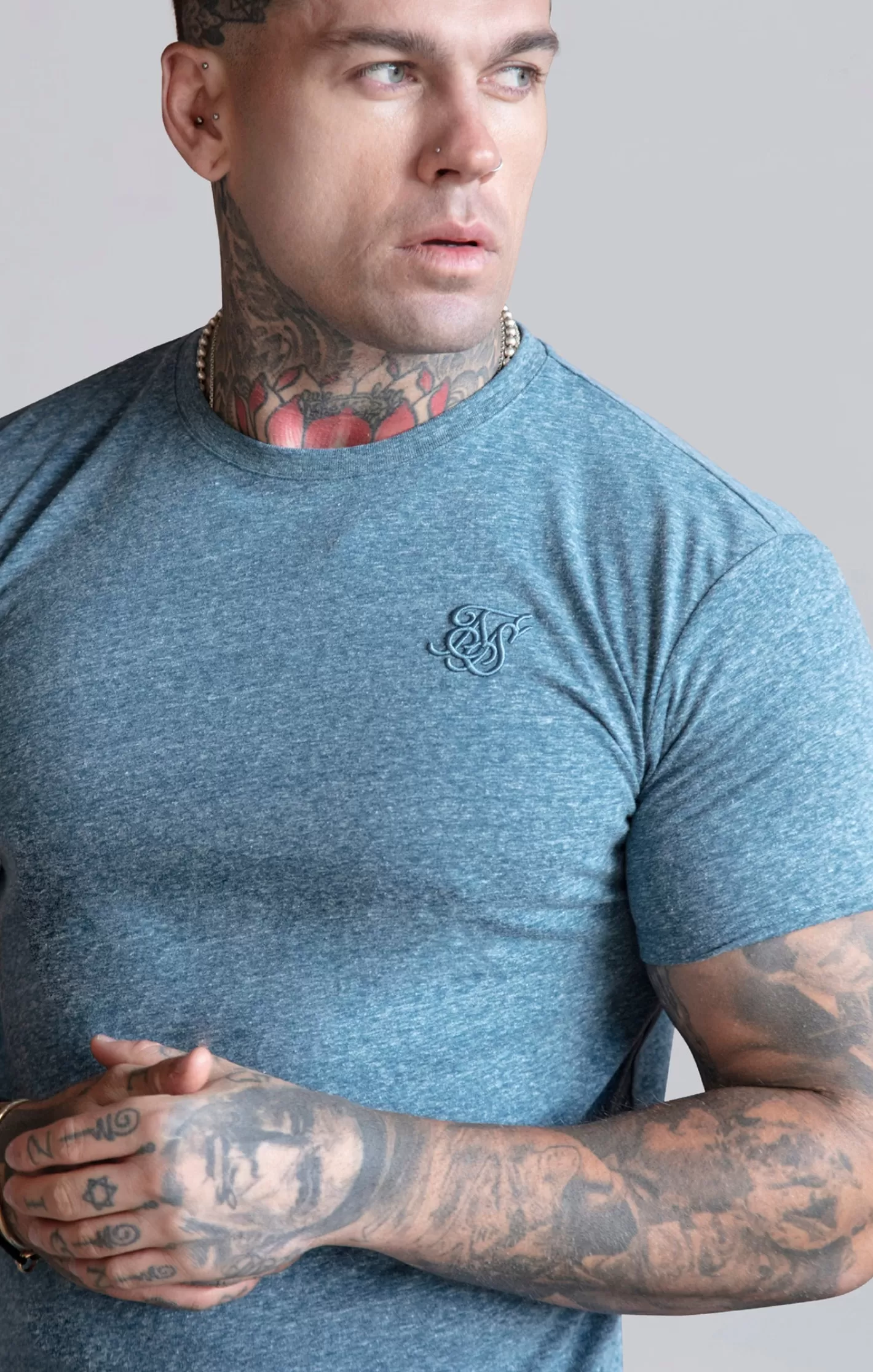 SikSilk T-shirts^Marl T-Shirt