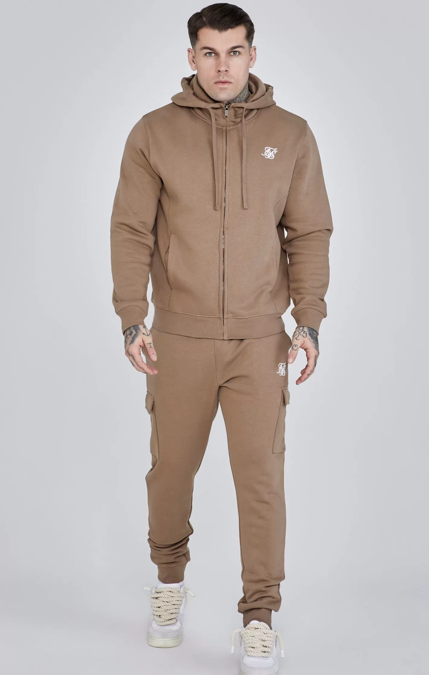 SikSilk Essentials | Joggers^Essentials Cargo Joggers