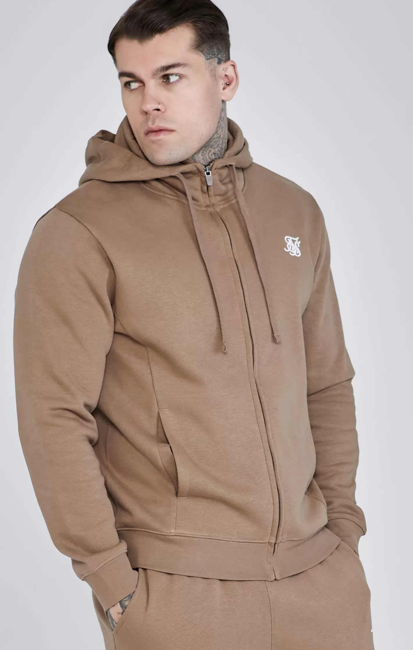 SikSilk Essentials | Hoodies^Essentials Full Zip Hoodie