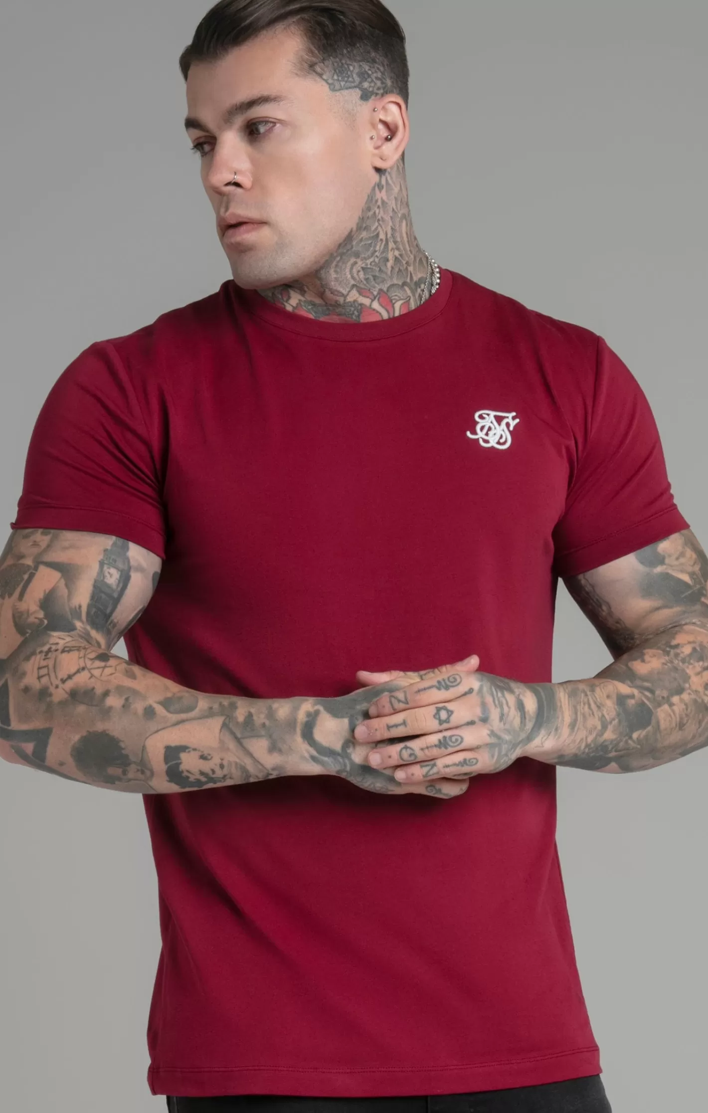 SikSilk T-shirts^Muscle Fit T-Shirt