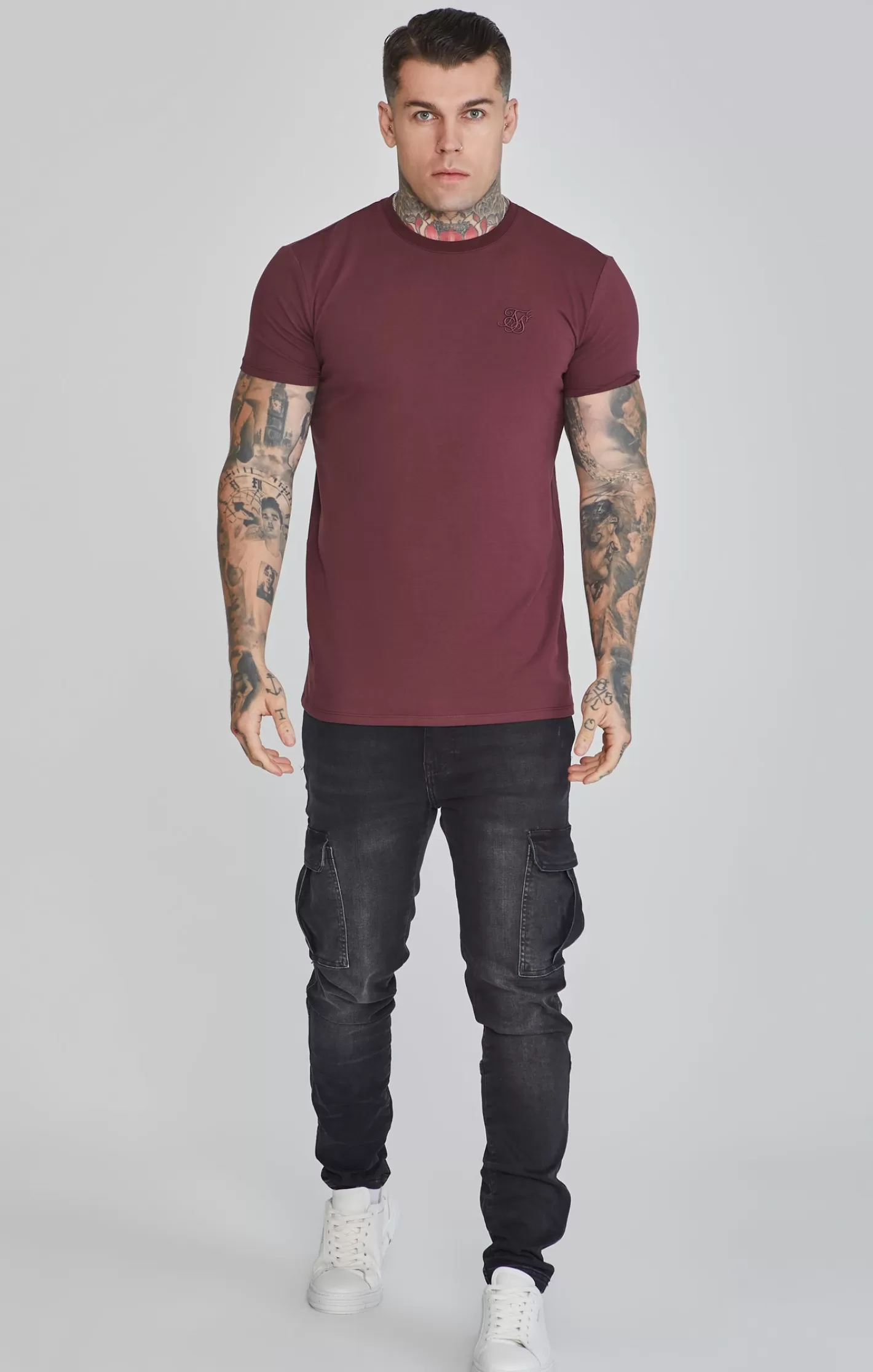 SikSilk T-shirts^Muscle Fit T-Shirt