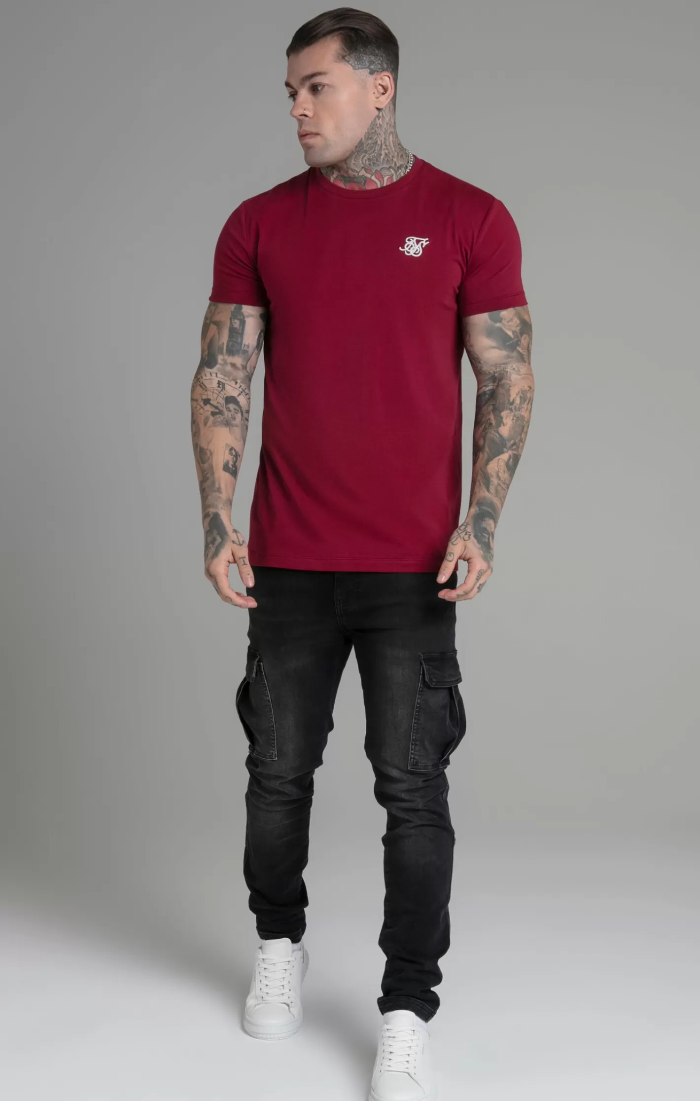 SikSilk T-shirts^Muscle Fit T-Shirt