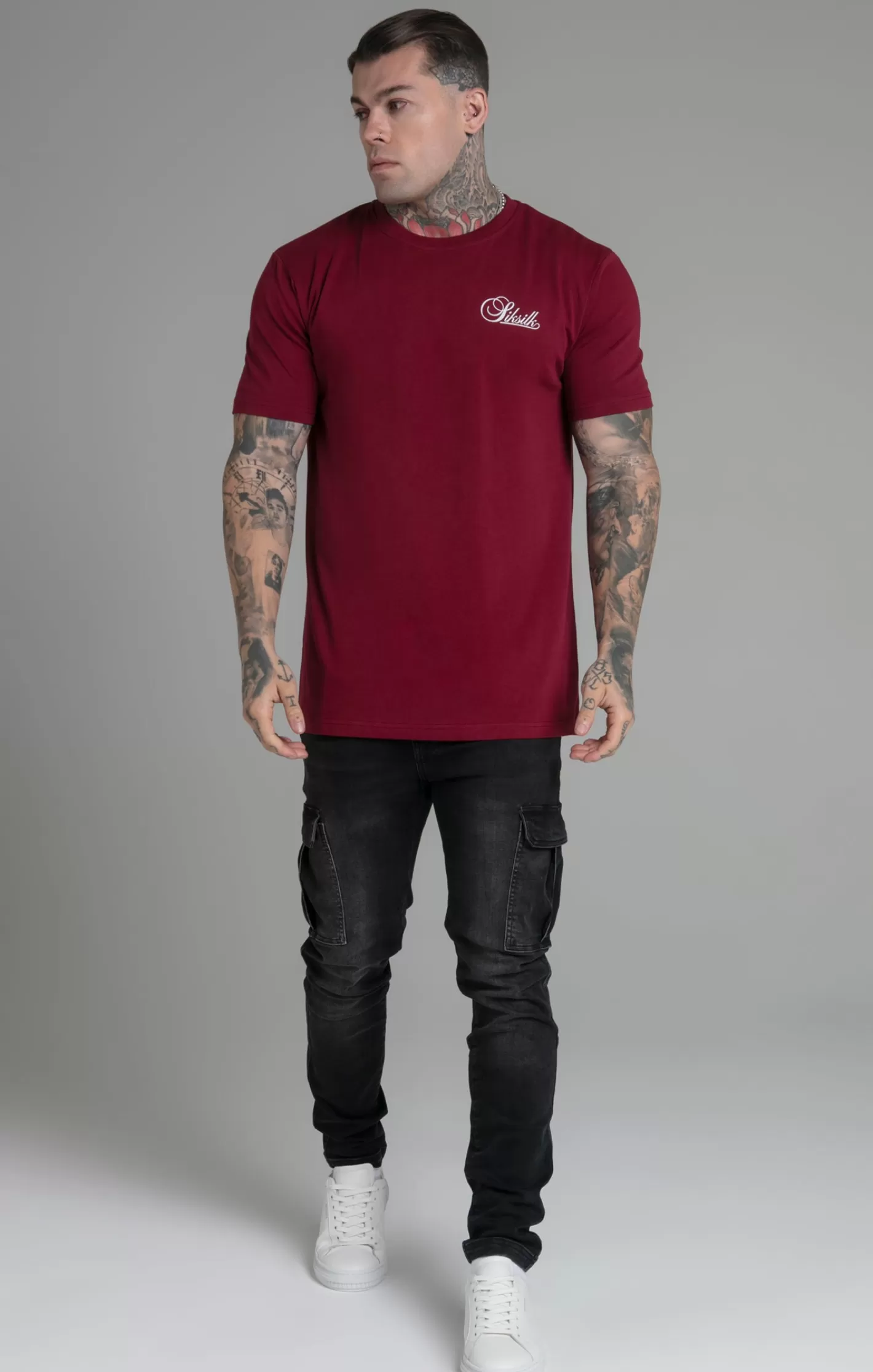 SikSilk T-shirts^Relaxed Fit T-Shirt