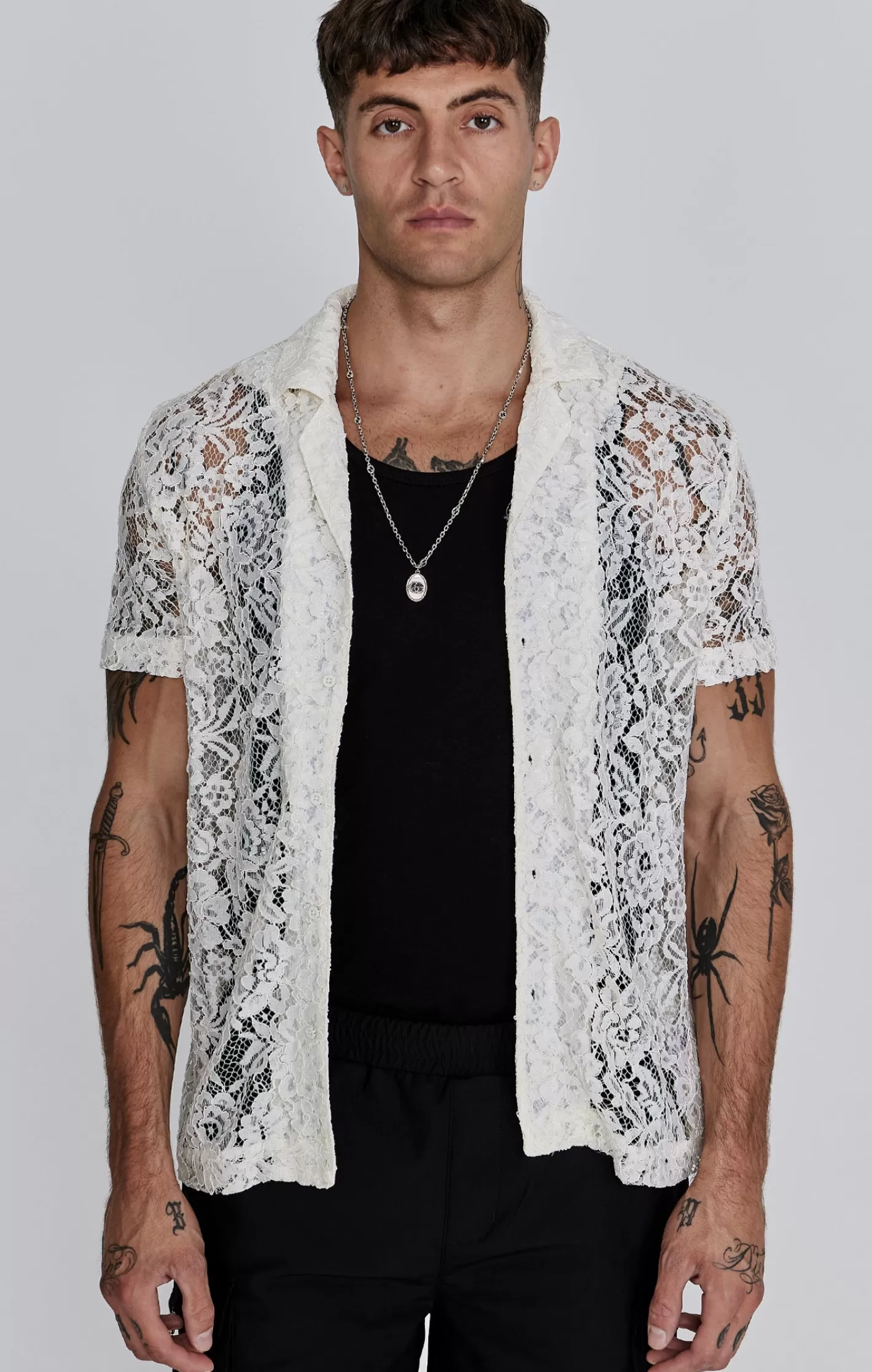 SikSilk Shirts^Lace Resort Shirt