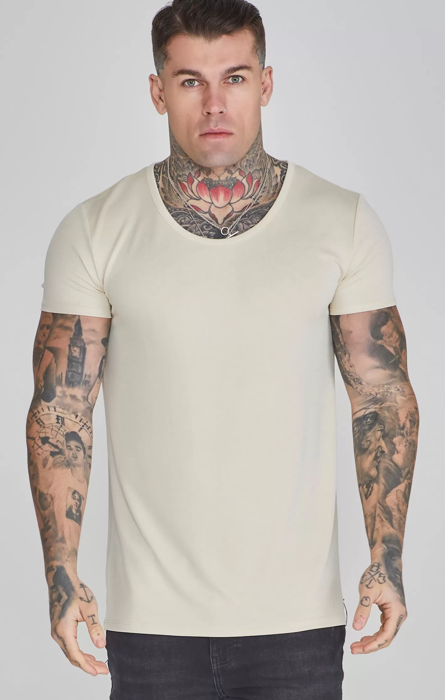 SikSilk T-shirts^Muscle Fit T-Shirt