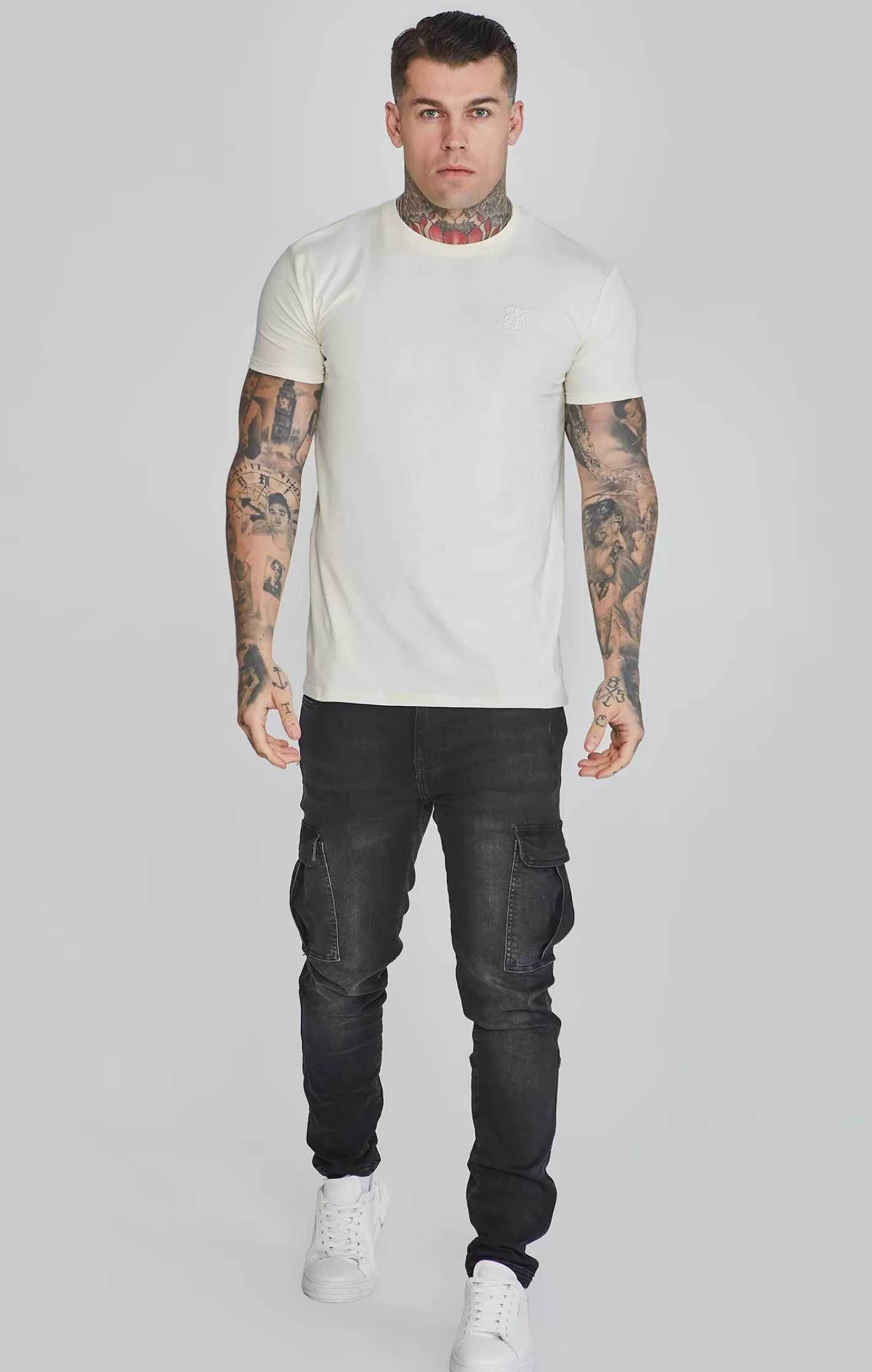 SikSilk T-shirts^Muscle Fit T-Shirt