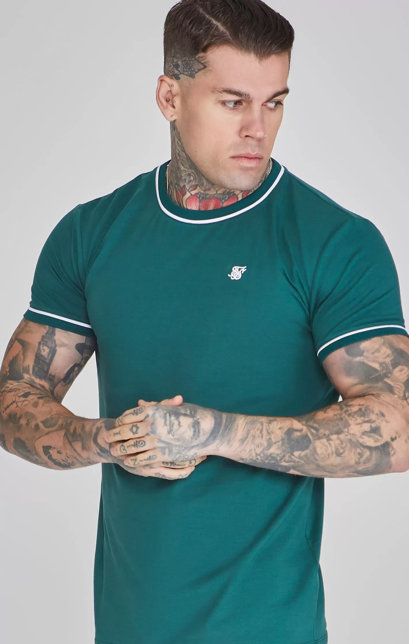 SikSilk T-shirts^Muscle Fit T-Shirt