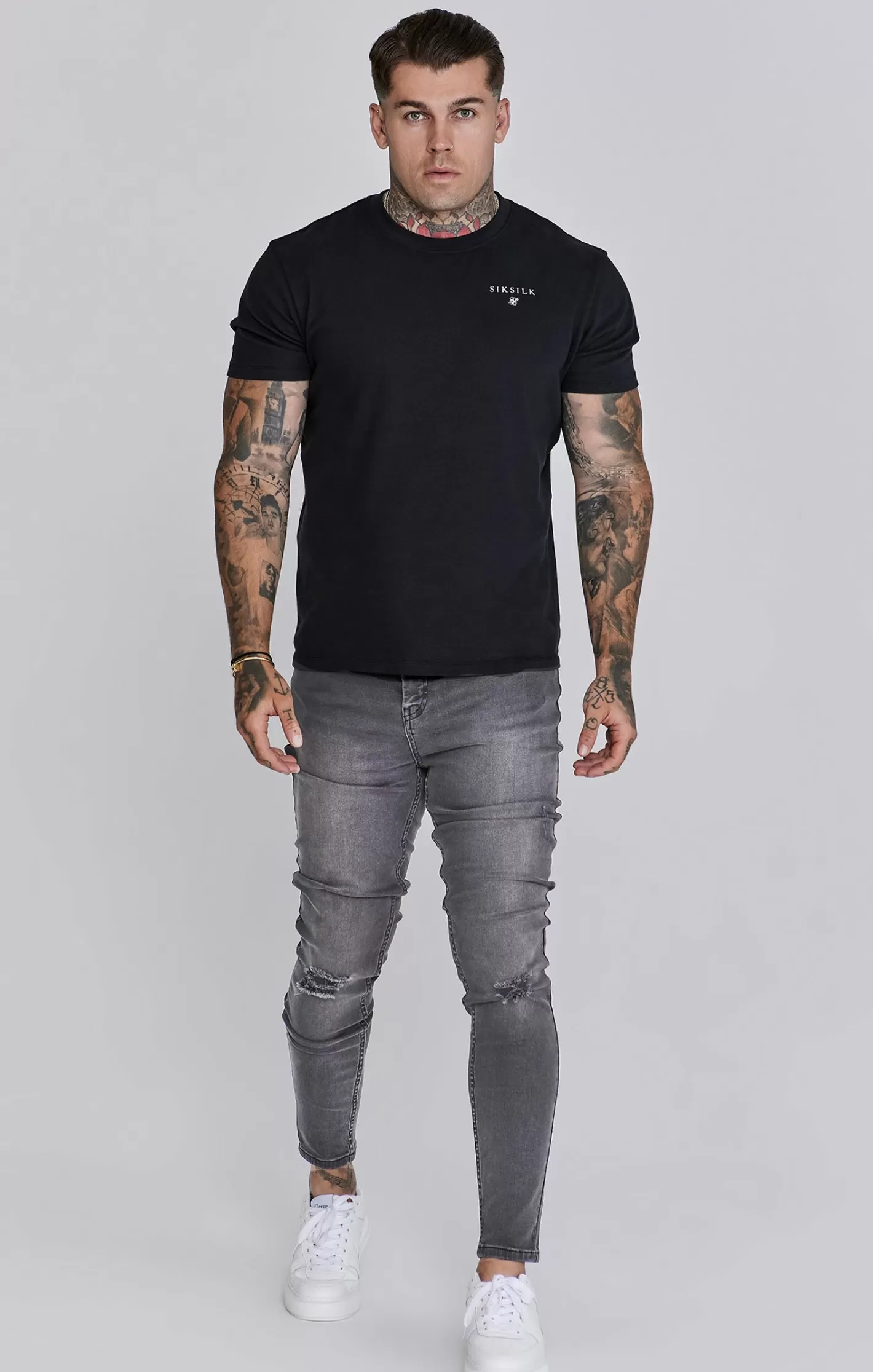 SikSilk Essentials | Jeans^Distressed Skinny Jeans