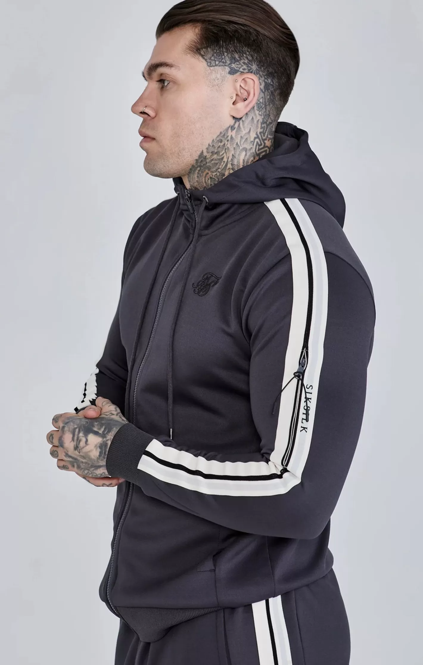 SikSilk Hoodies^Full Zip Hoodie