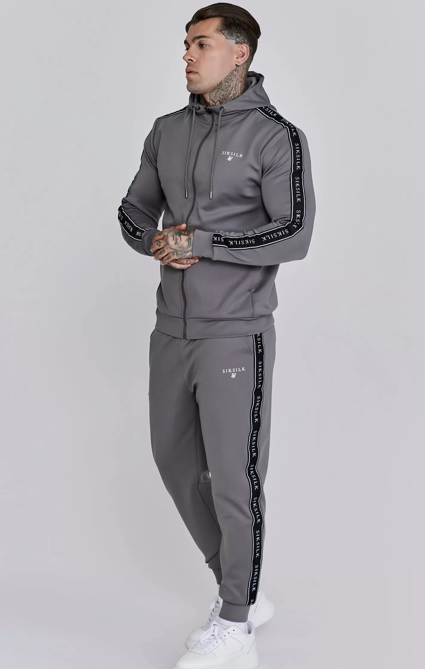 SikSilk Twin Sets^Hoodie and Joggers Set