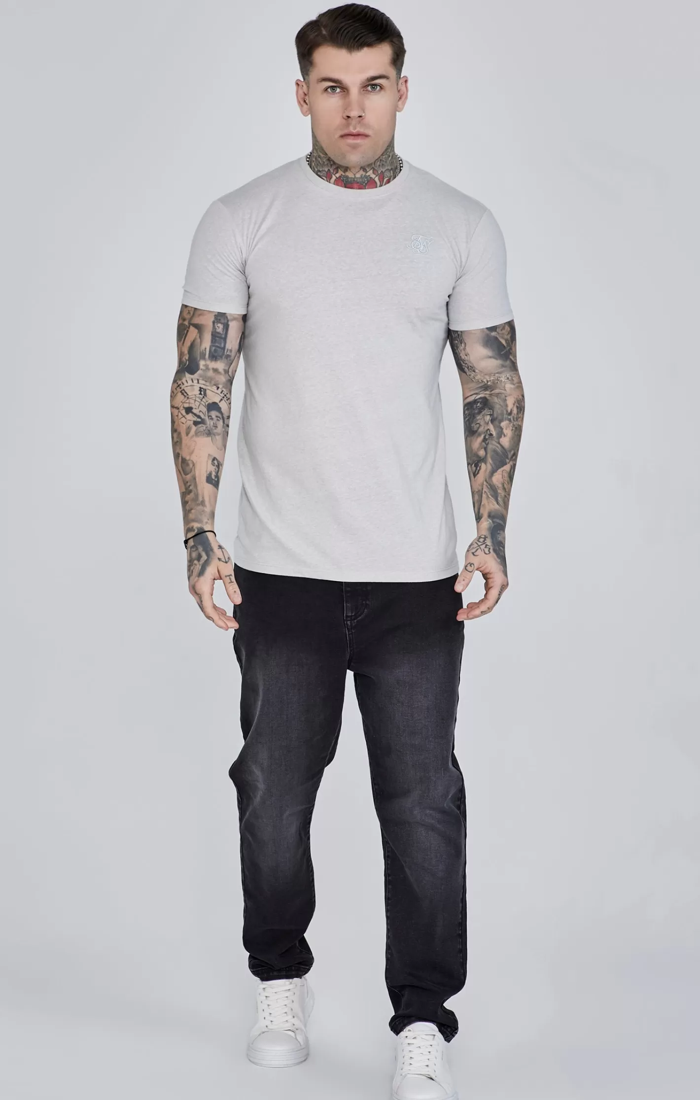 SikSilk T-shirts^Marl Marl T-Shirt