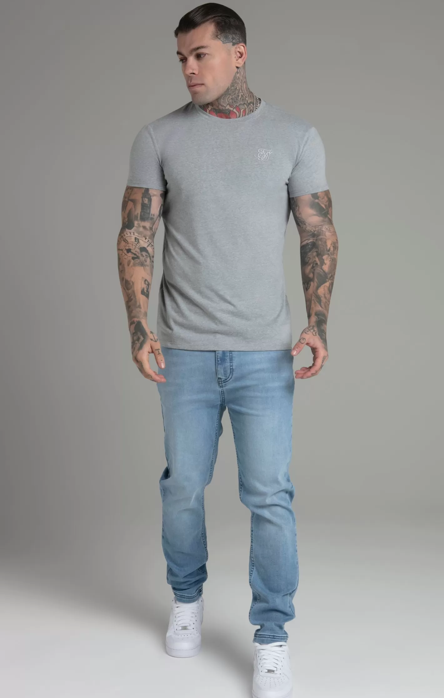 SikSilk T-shirts^Marl T-Shirt