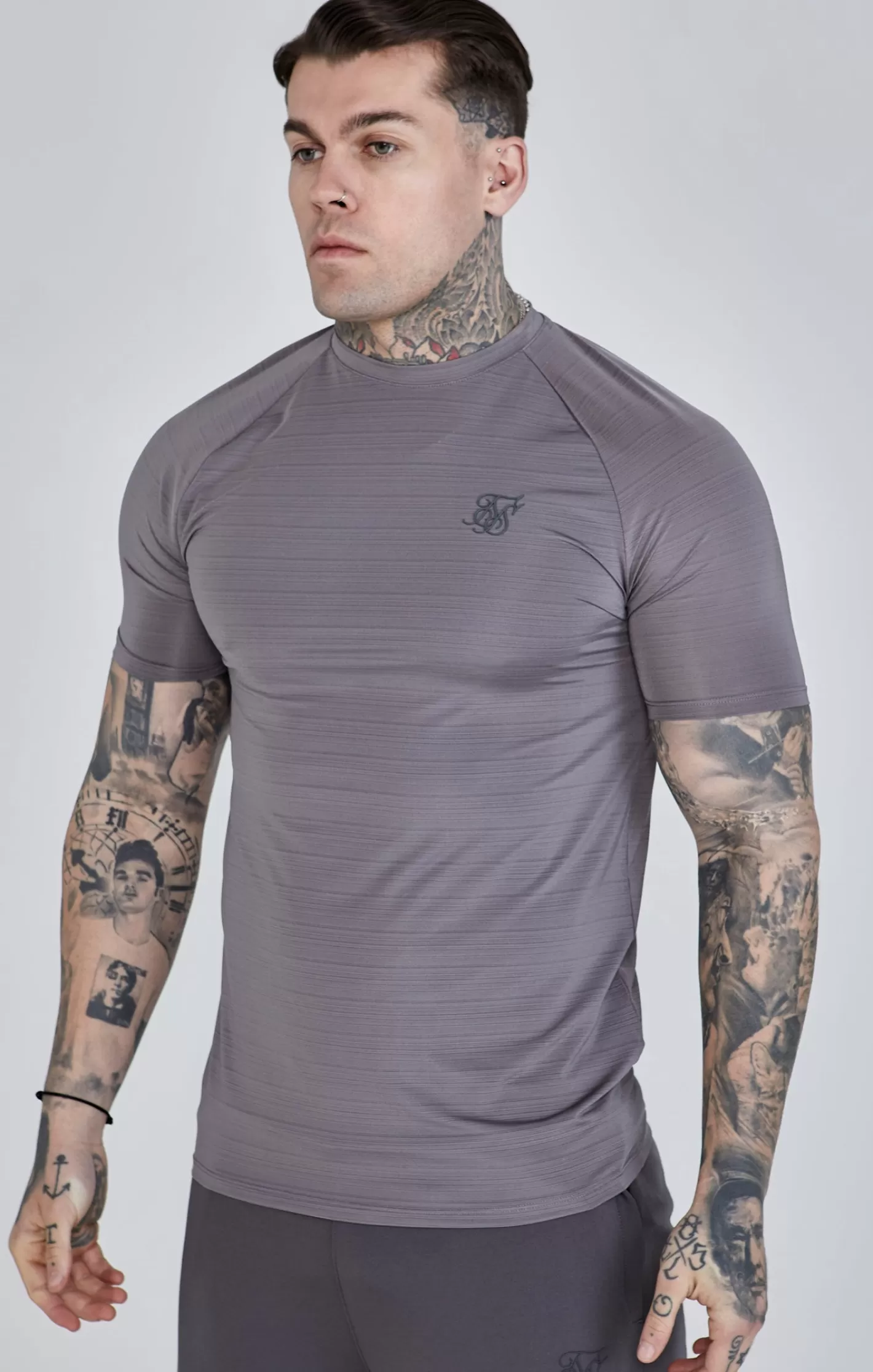 SikSilk T-shirts^Muscle Fit T-Shirt