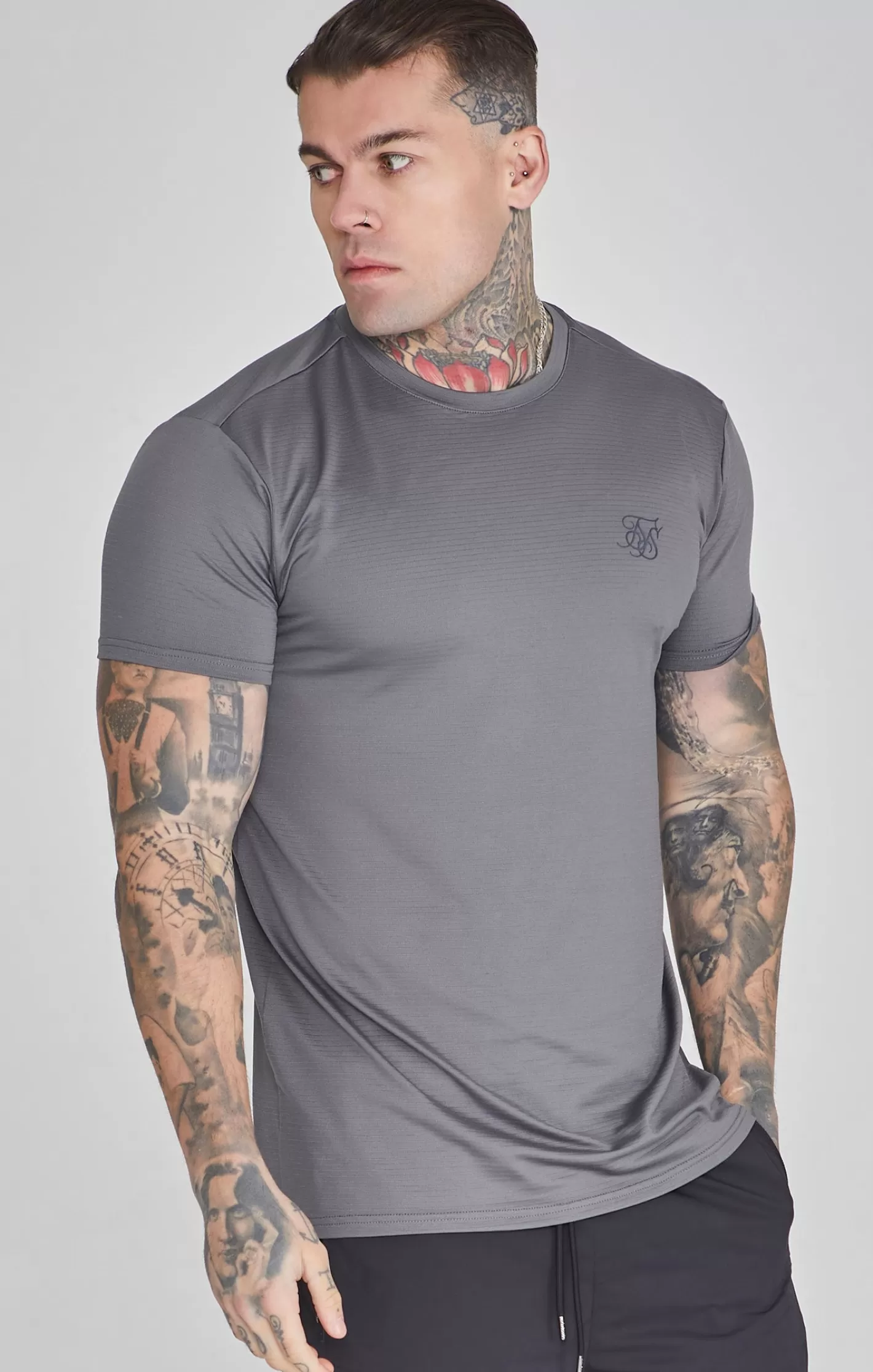 SikSilk T-shirts^Muscle Fit T-Shirt