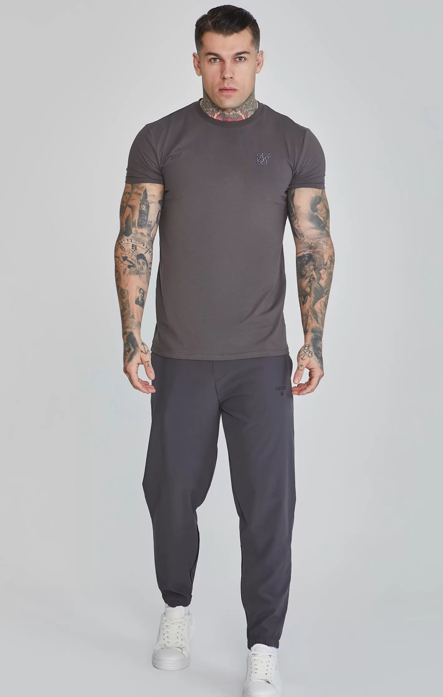 SikSilk T-shirts^Muscle Fit T-Shirt