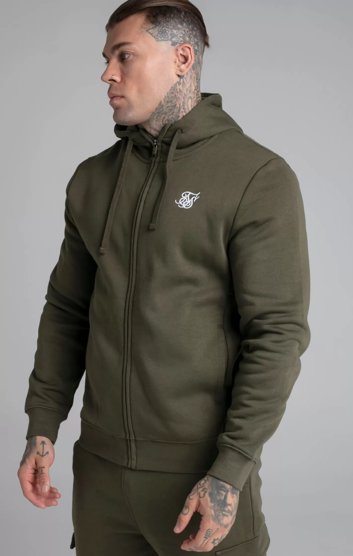 SikSilk Essentials | Hoodies^Essential Zip Through Funnel Hoodie