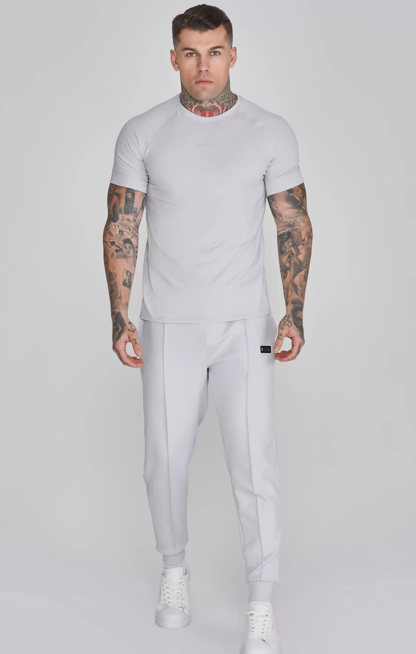 SikSilk Trousers^Grey Smart Pants