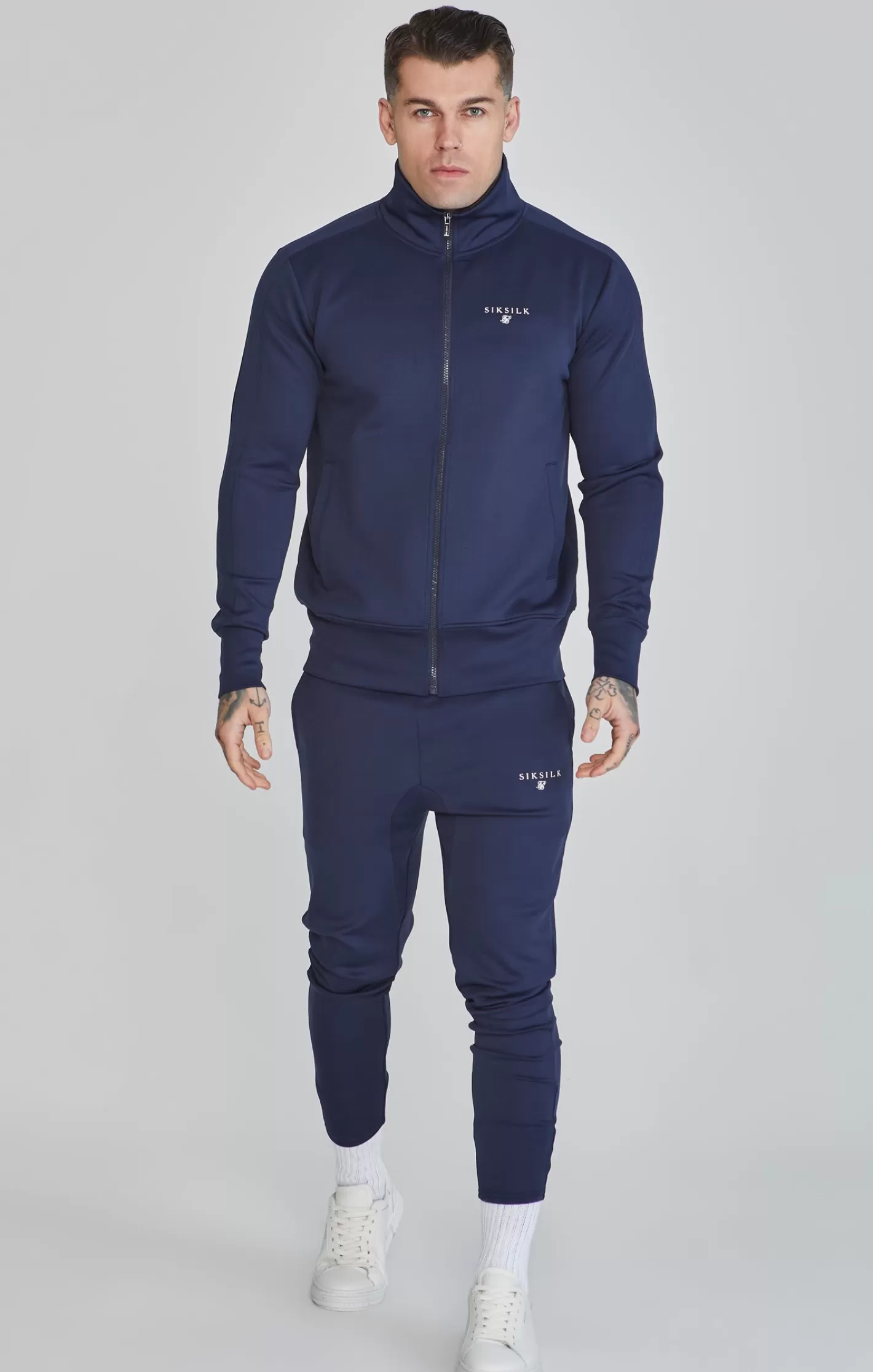 SikSilk Essentials | Track Tops^Essentials Poly Track Top