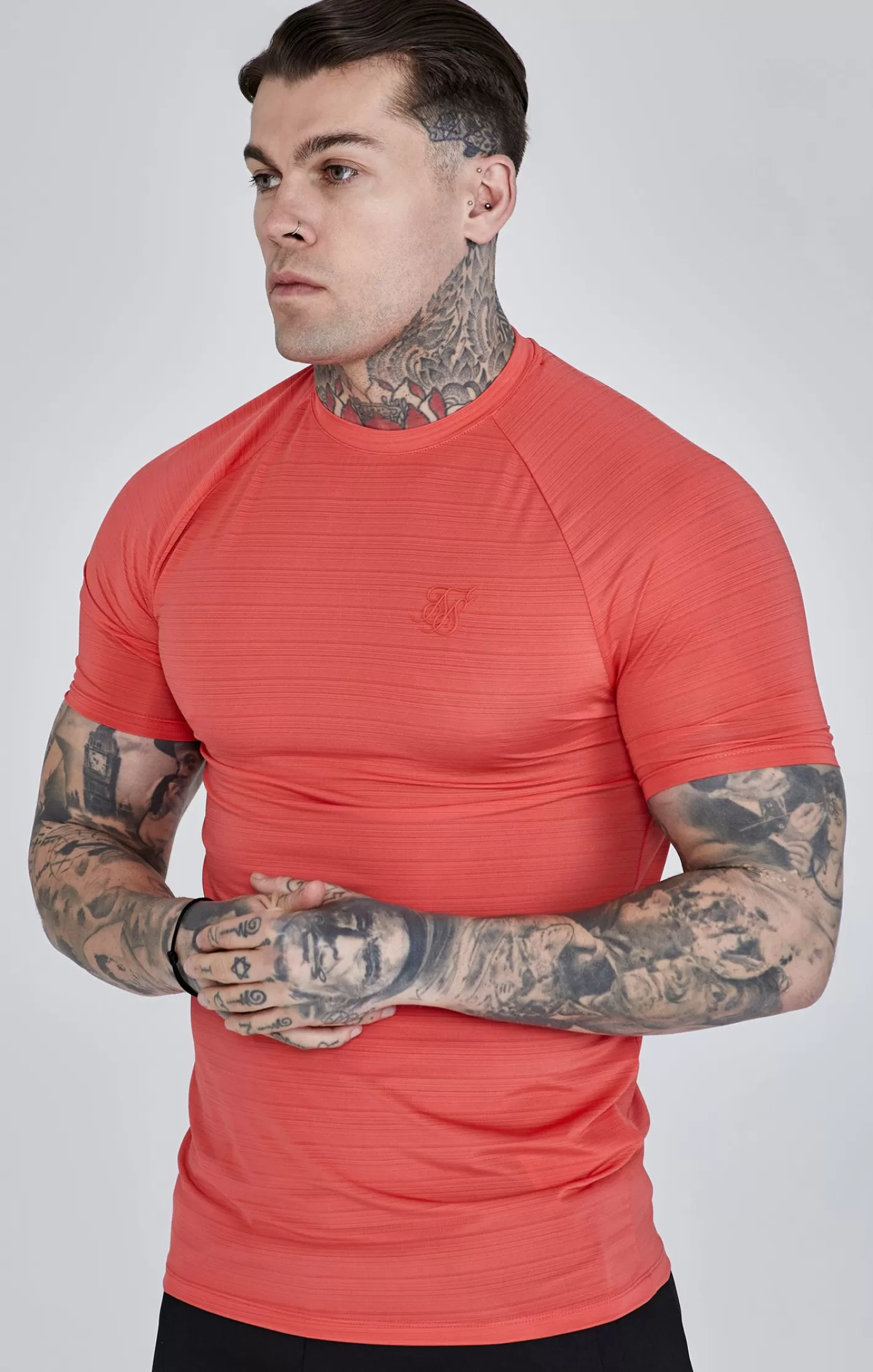 SikSilk T-shirts^Muscle Fit T-Shirt