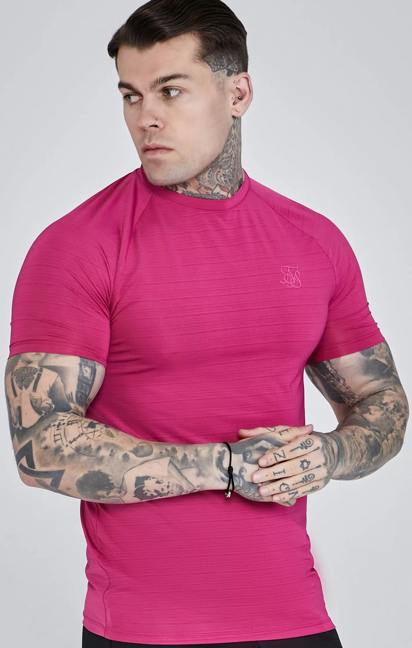 SikSilk T-shirts^Muscle Fit T-Shirt