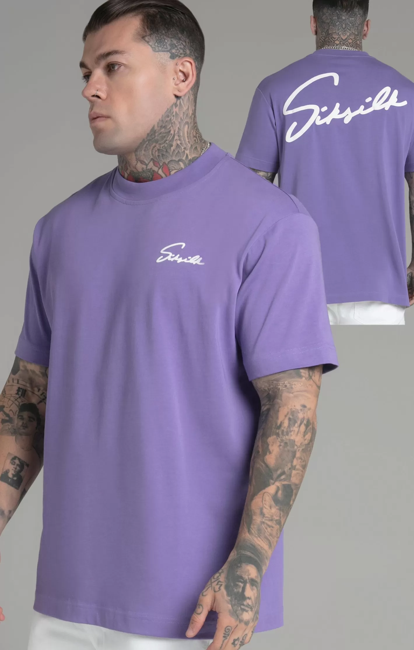 SikSilk T-shirts^Script T-Shirt