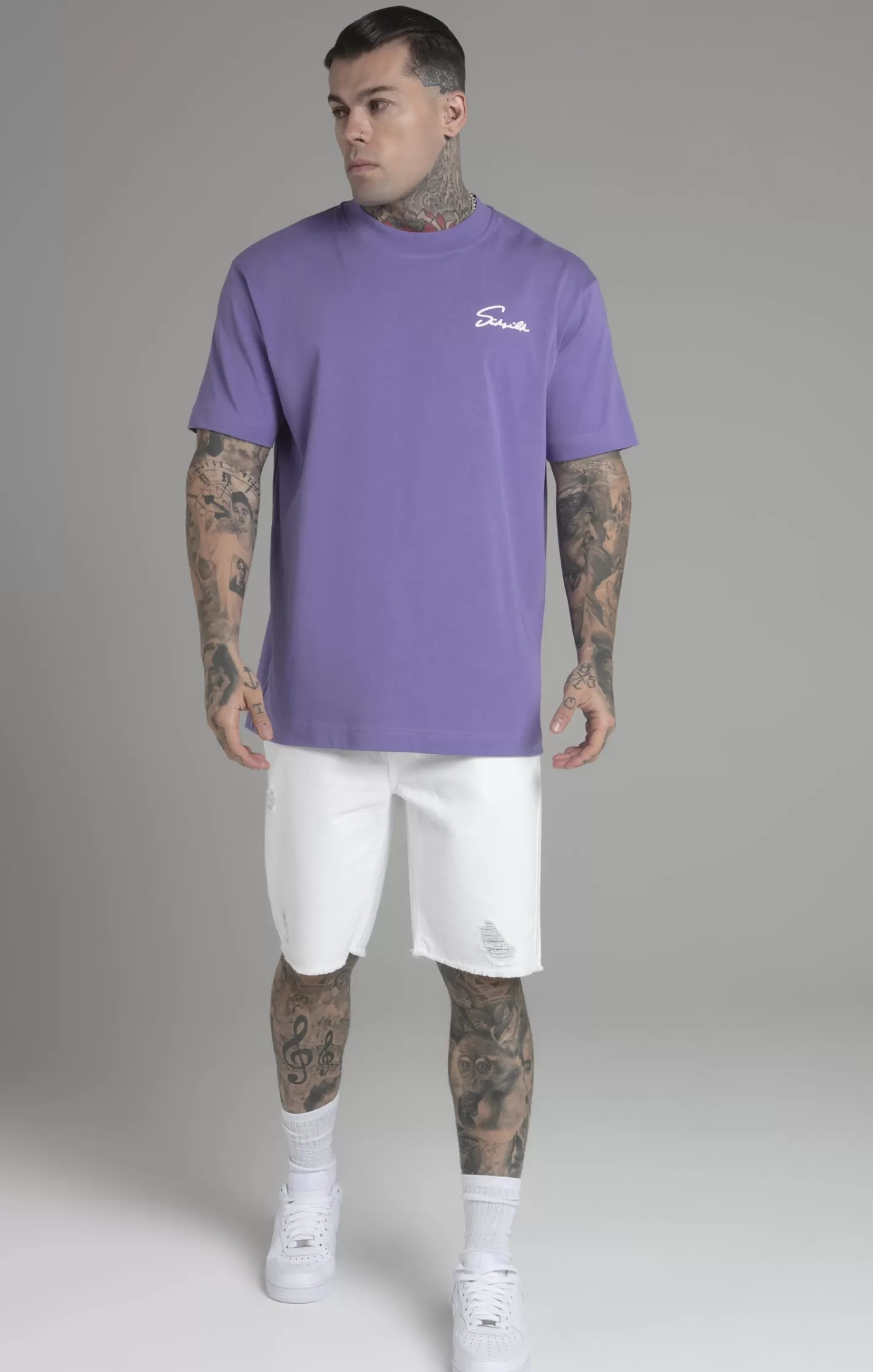 SikSilk T-shirts^Script T-Shirt