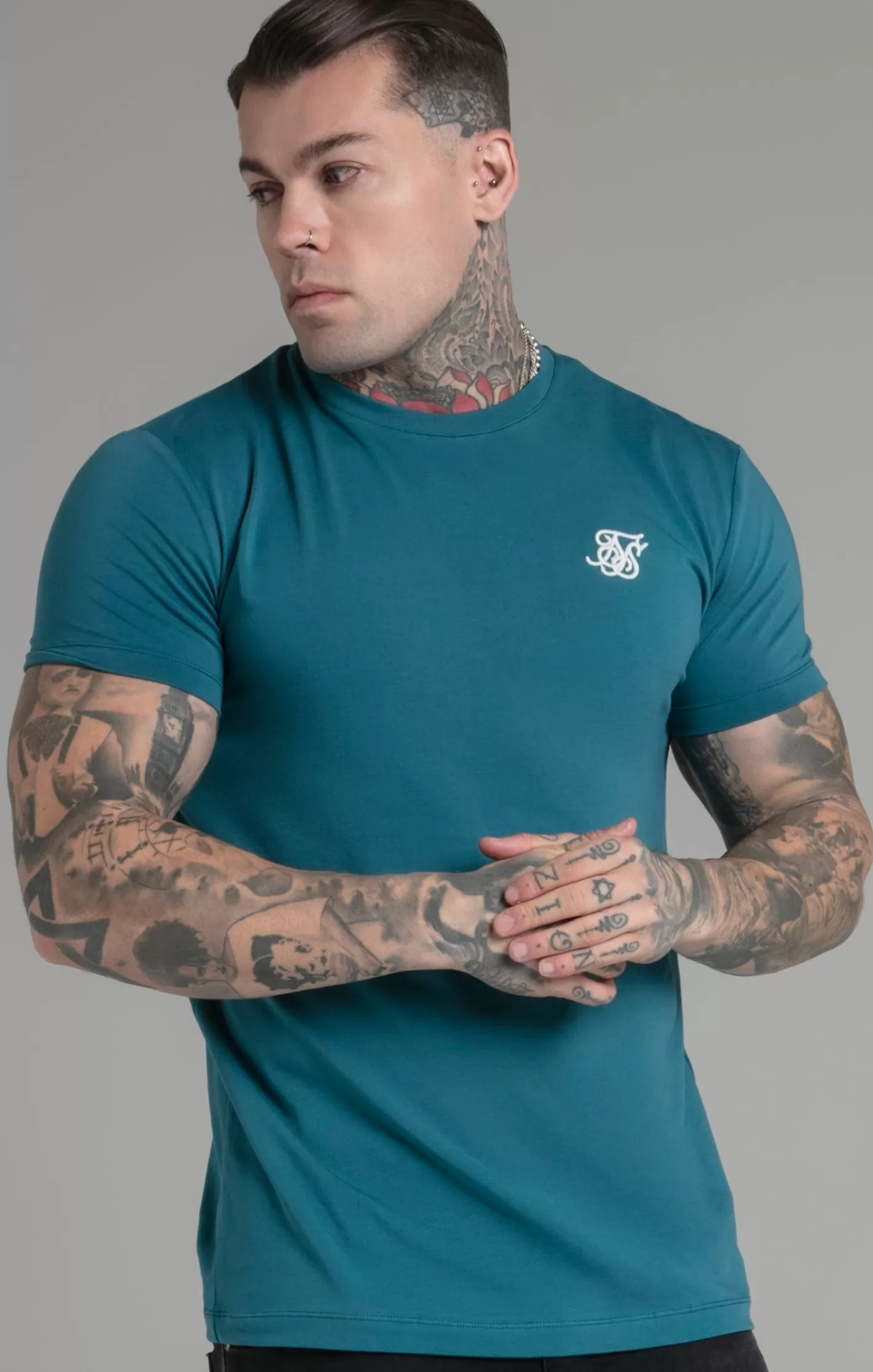 SikSilk T-shirts^Muscle Fit T-Shirt