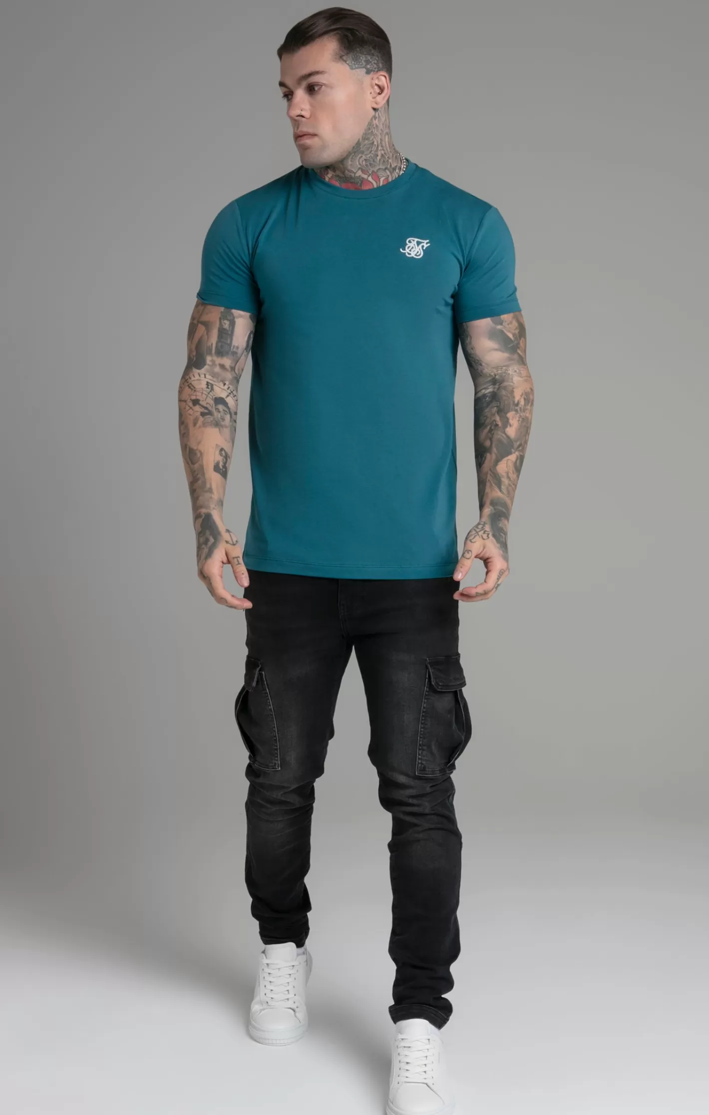 SikSilk T-shirts^Muscle Fit T-Shirt