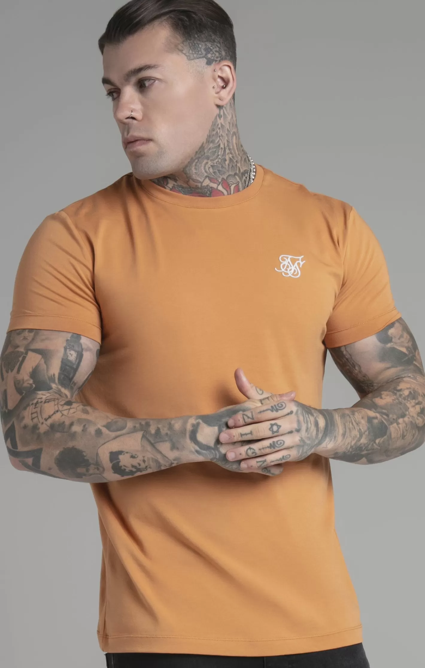 SikSilk T-shirts^Muscle Fit T-Shirt