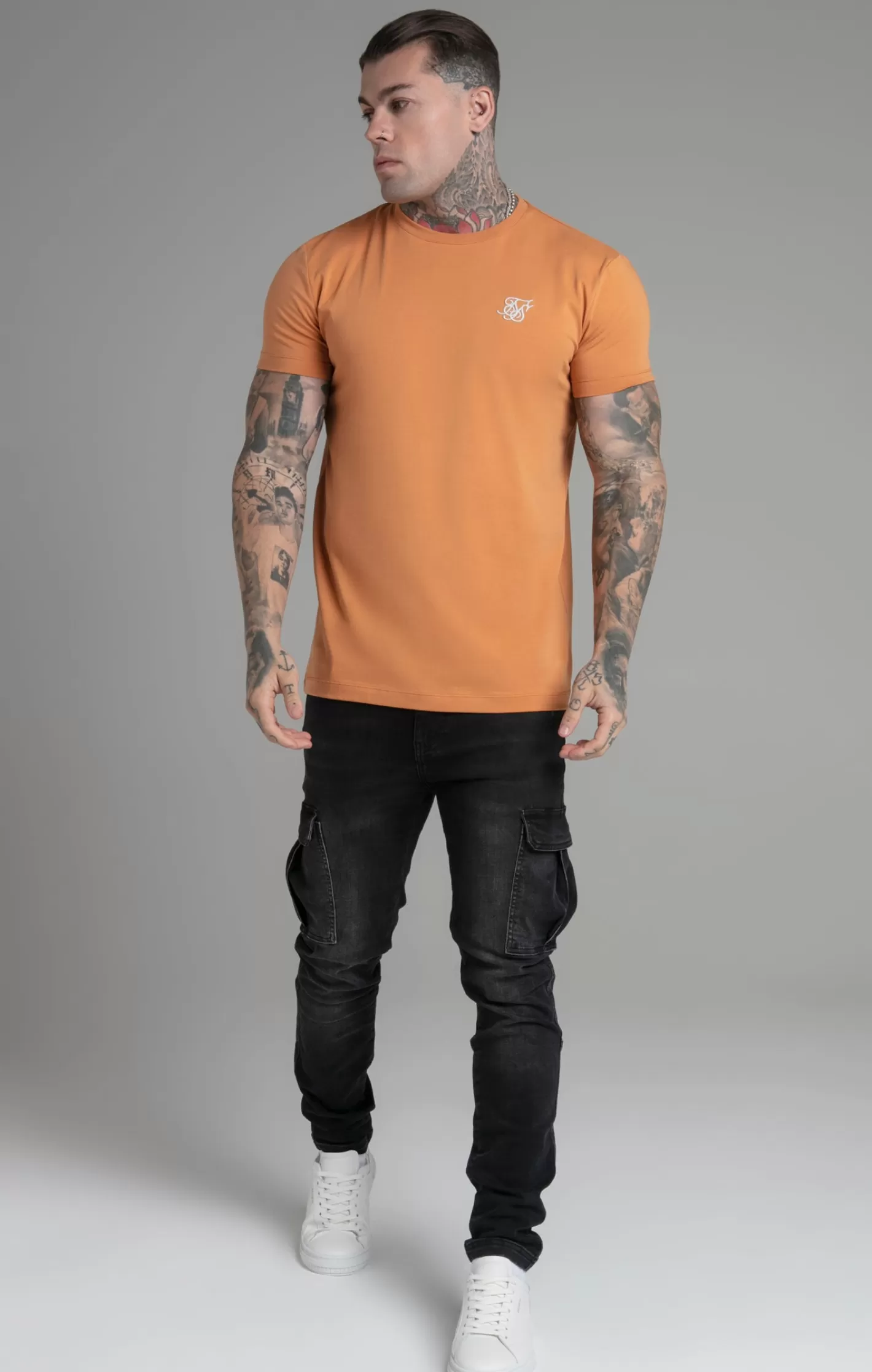 SikSilk T-shirts^Muscle Fit T-Shirt