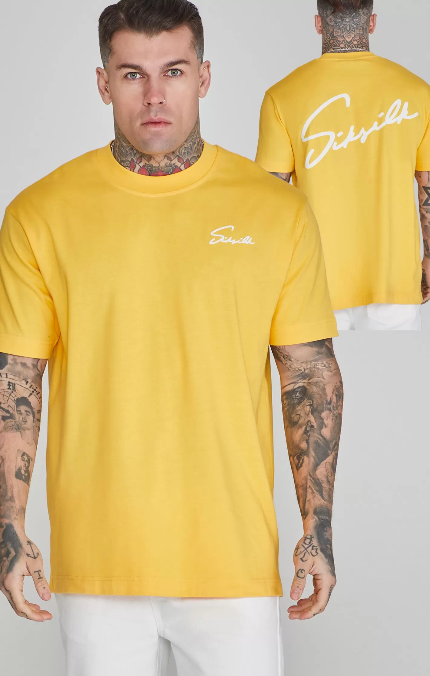 SikSilk T-shirts^Script T-Shirt