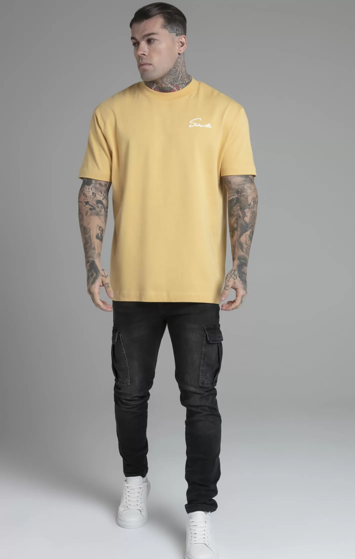 SikSilk T-shirts^Script T-Shirt